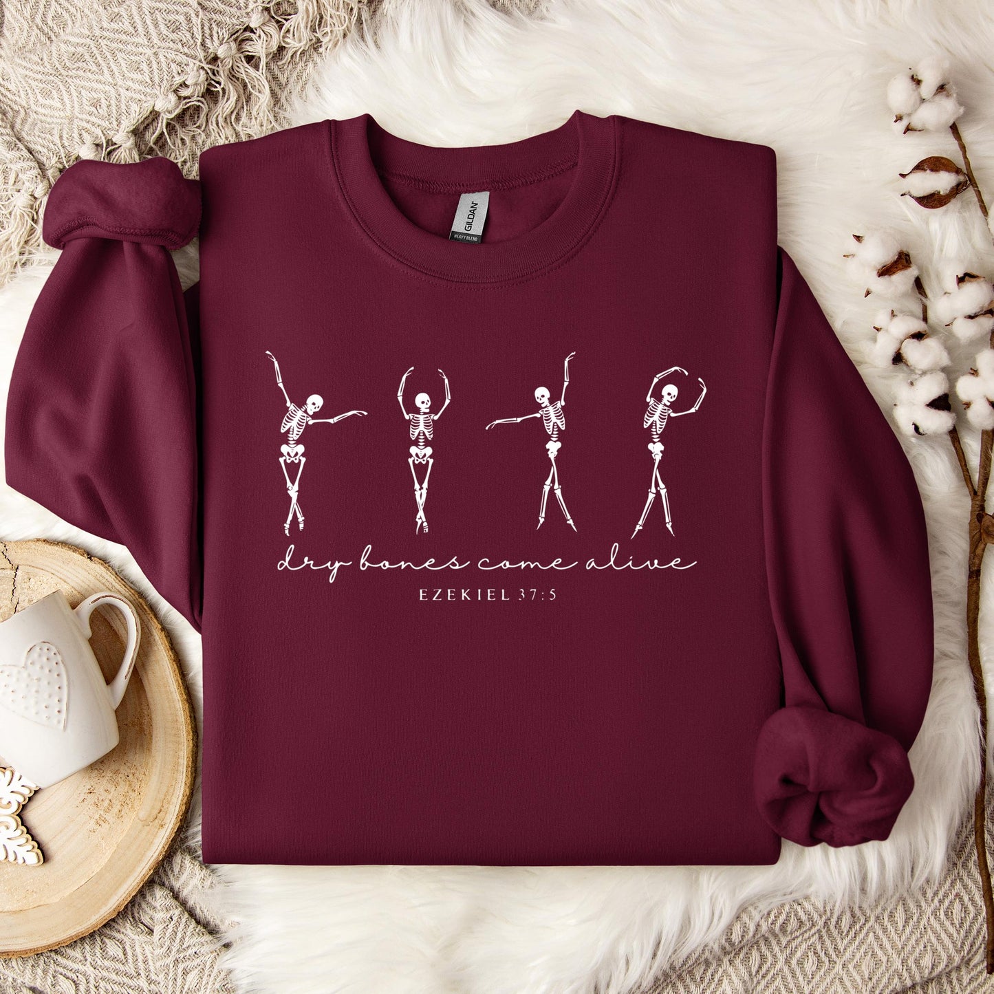 Dry Bones Come Alive Ezekiel 37.5 Sweatshirt