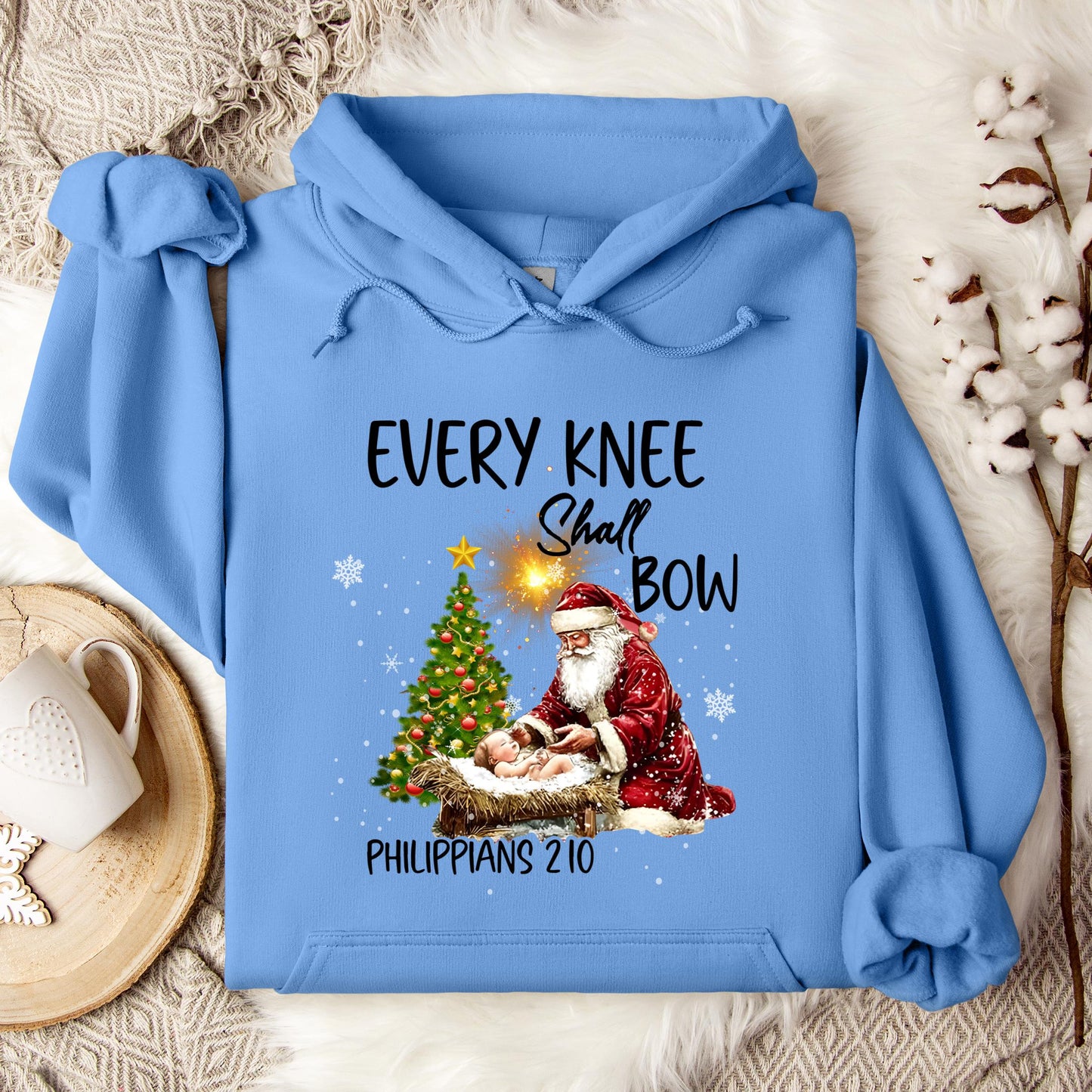 Every Knee Shall Bow Phillippians 2.10 Hoodie