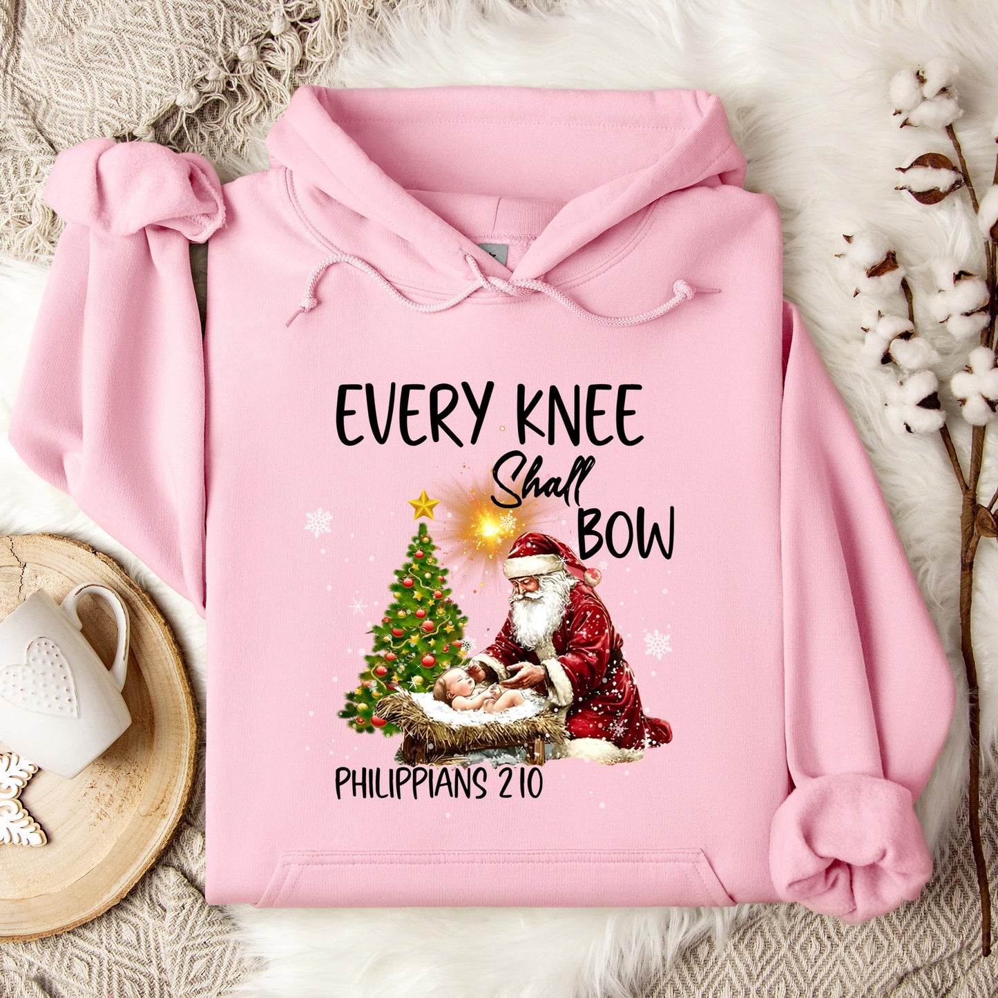 Every Knee Shall Bow Phillippians 2.10 Hoodie