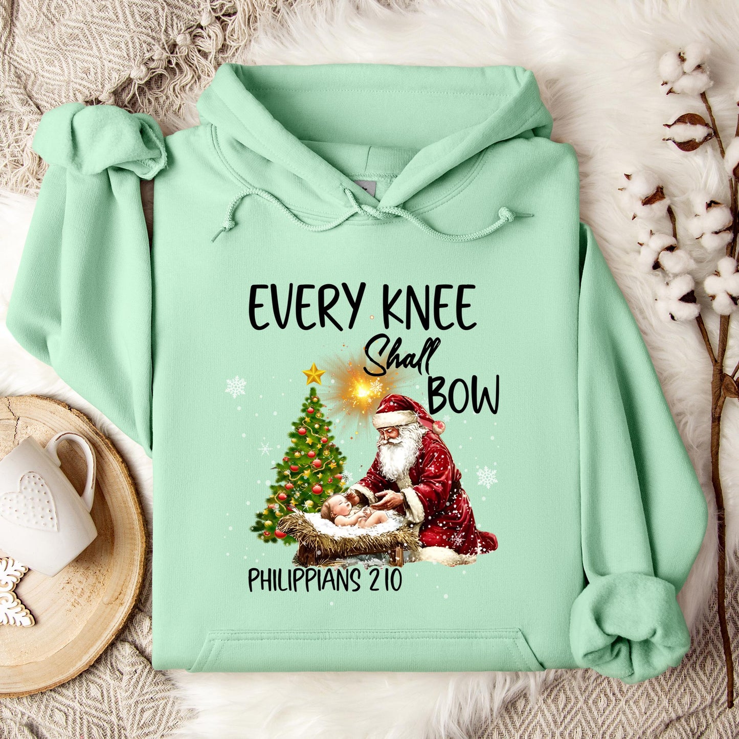 Every Knee Shall Bow Phillippians 2.10 Hoodie