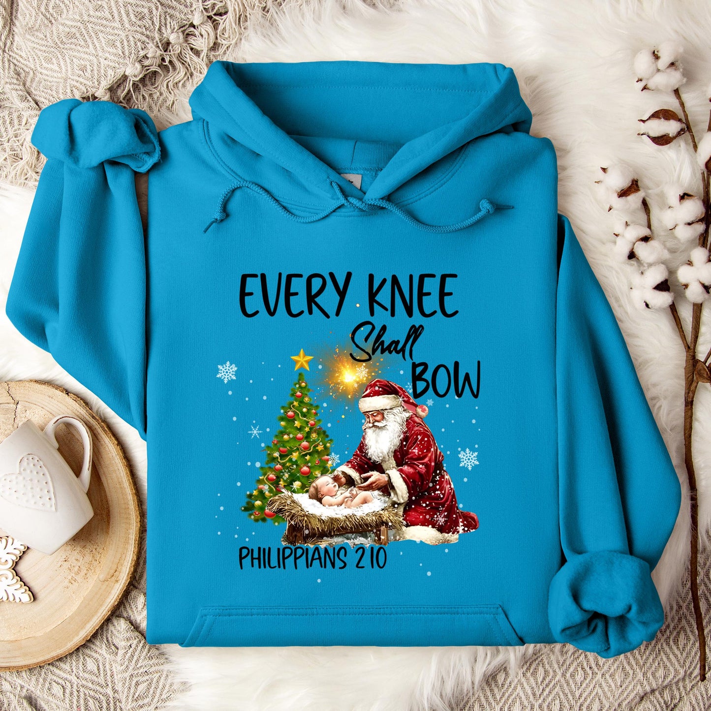 Every Knee Shall Bow Phillippians 2.10 Hoodie
