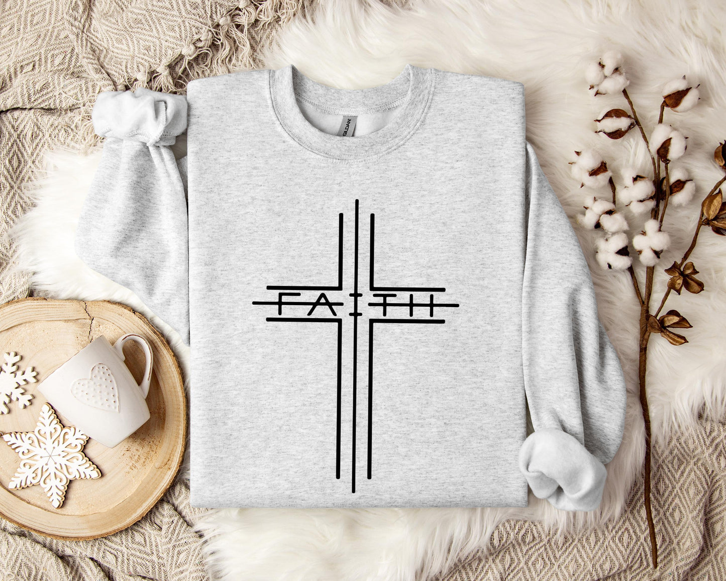 Faith Cross Sweatshirt