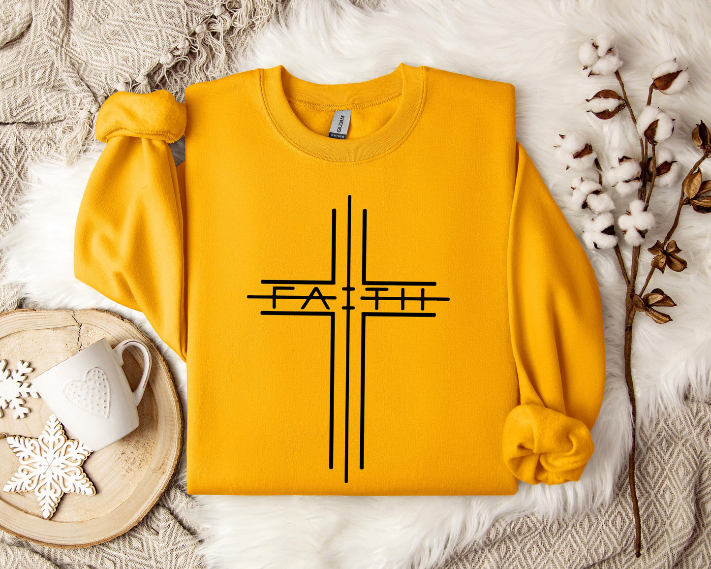 Faith Cross Sweatshirt