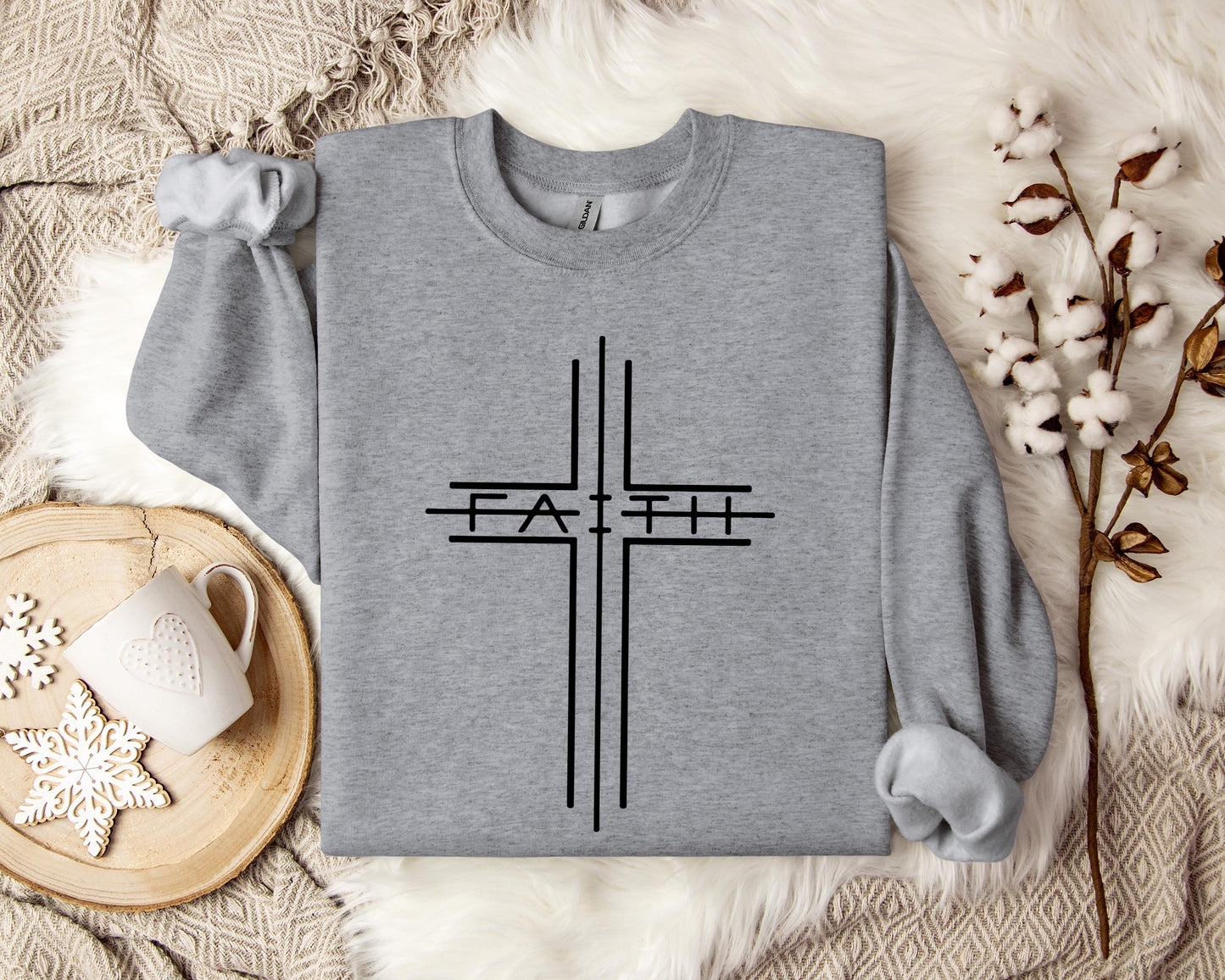 Faith Cross Sweatshirt