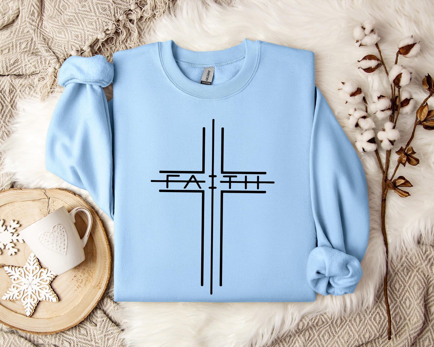 Faith Cross Sweatshirt