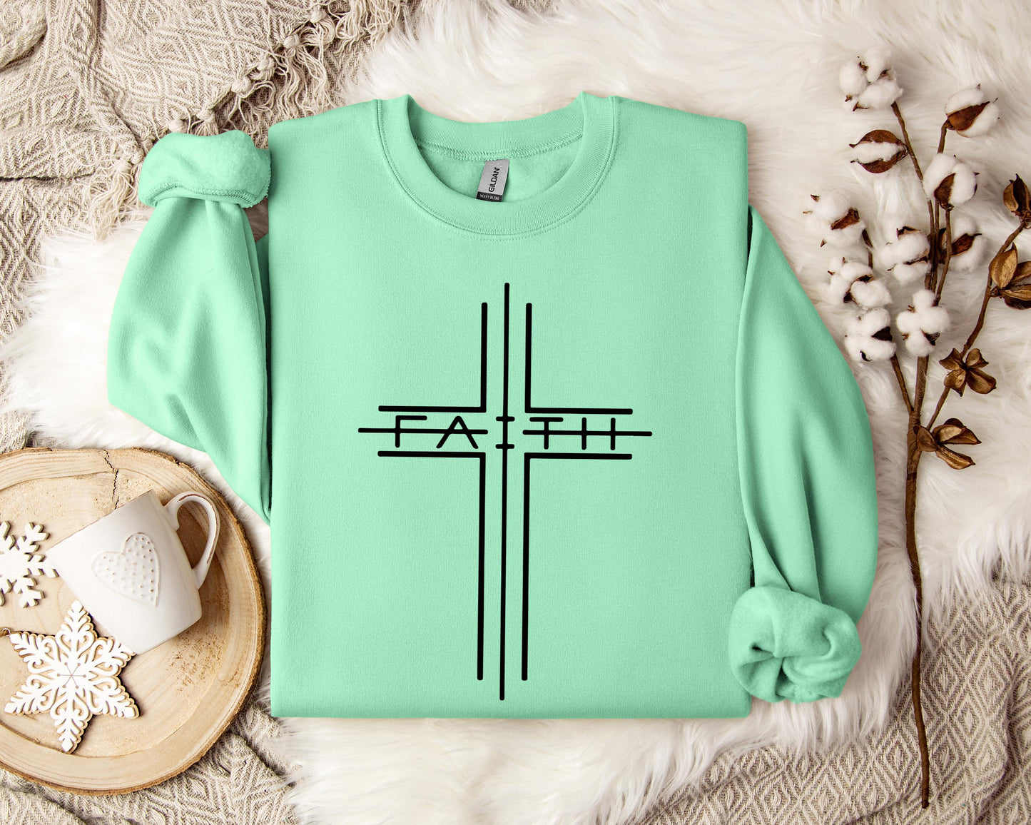 Faith Cross Sweatshirt