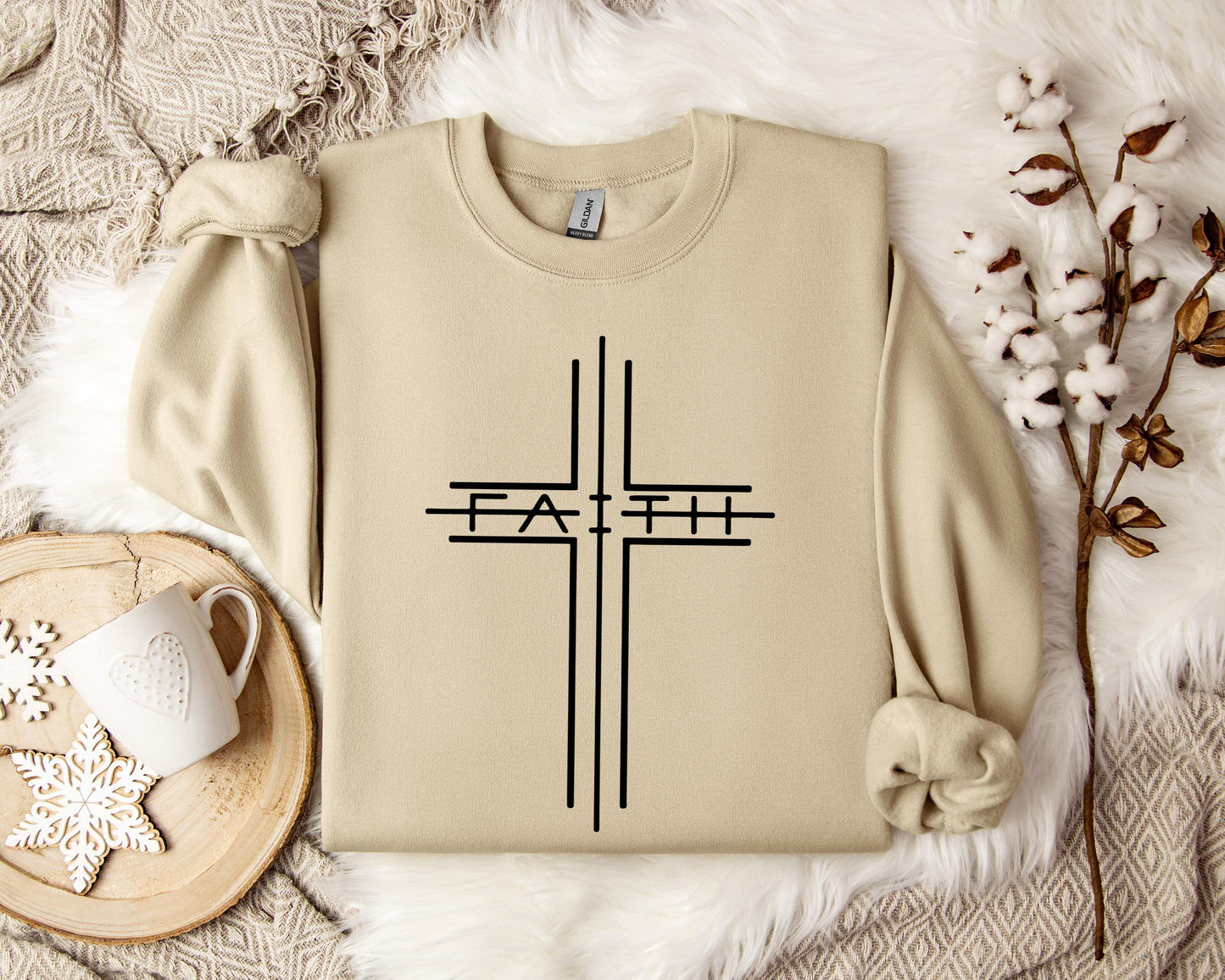 Faith Cross Sweatshirt