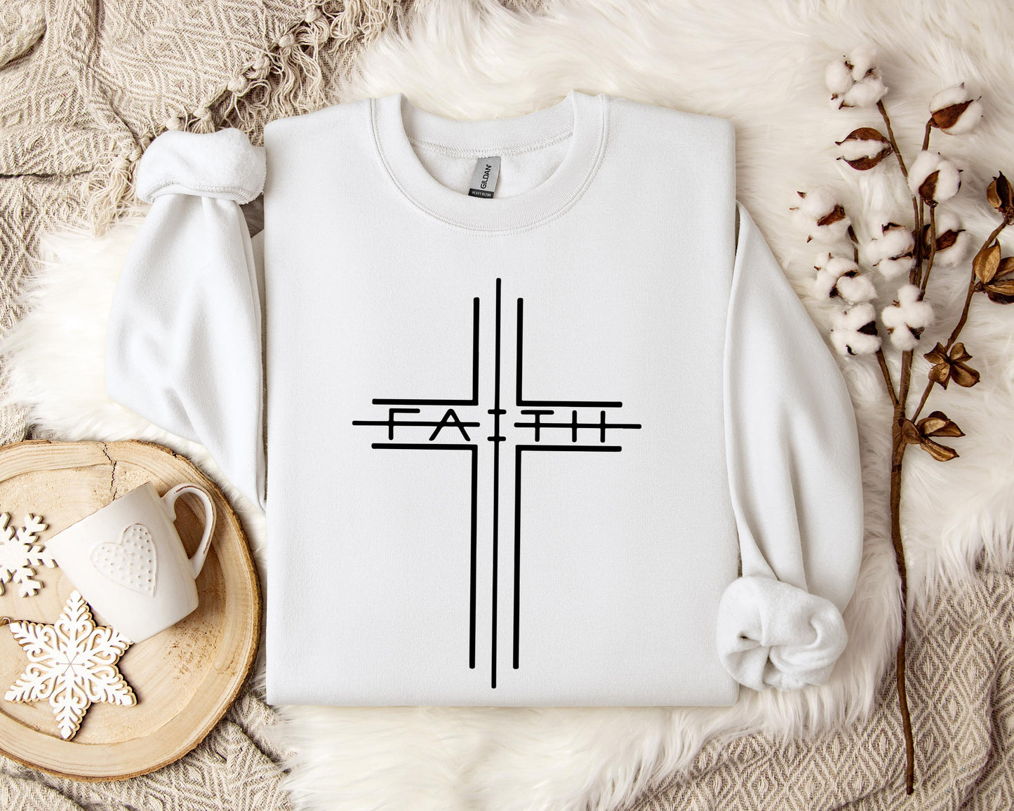 Faith Cross Sweatshirt