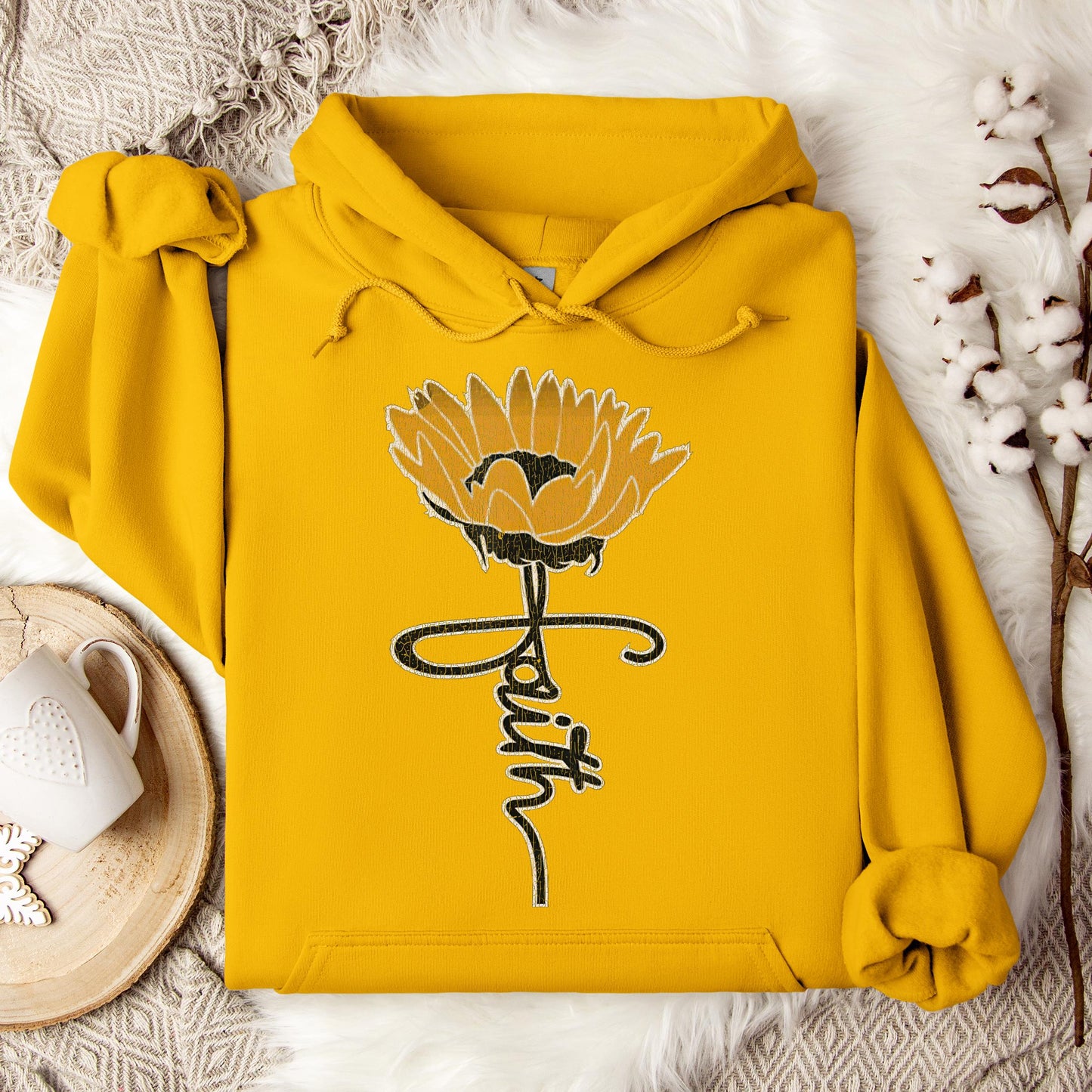 Faith Flower Hoodie