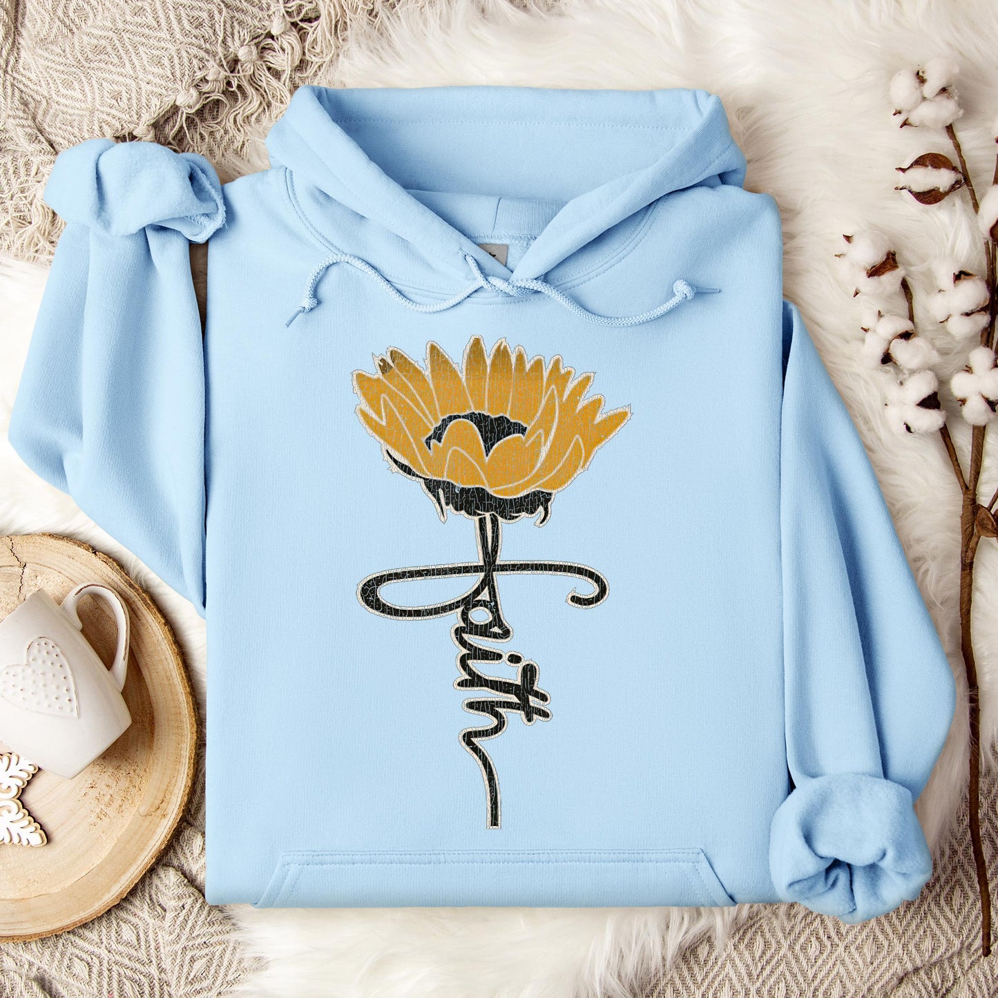 Faith Flower Hoodie