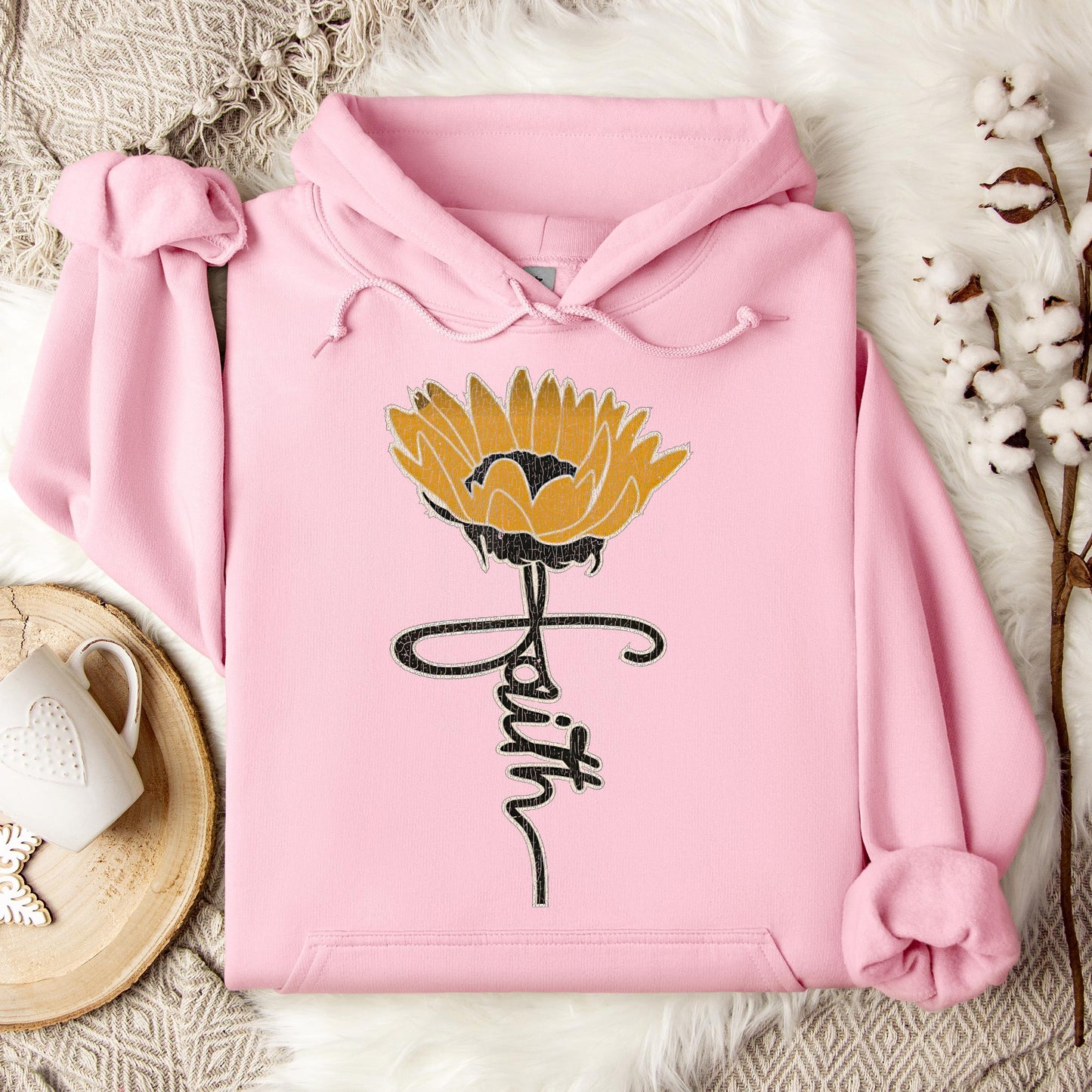 Faith Flower Hoodie