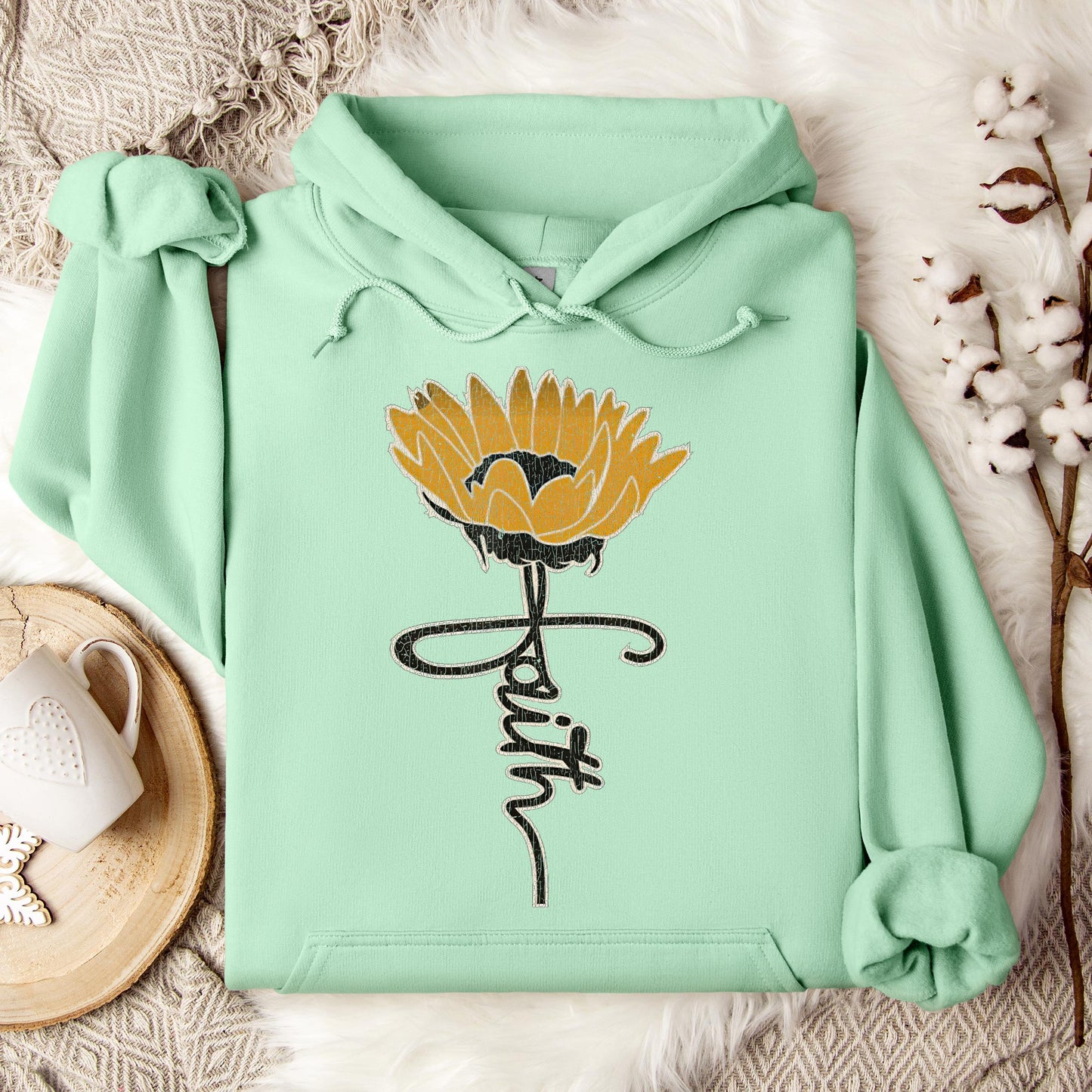 Faith Flower Hoodie
