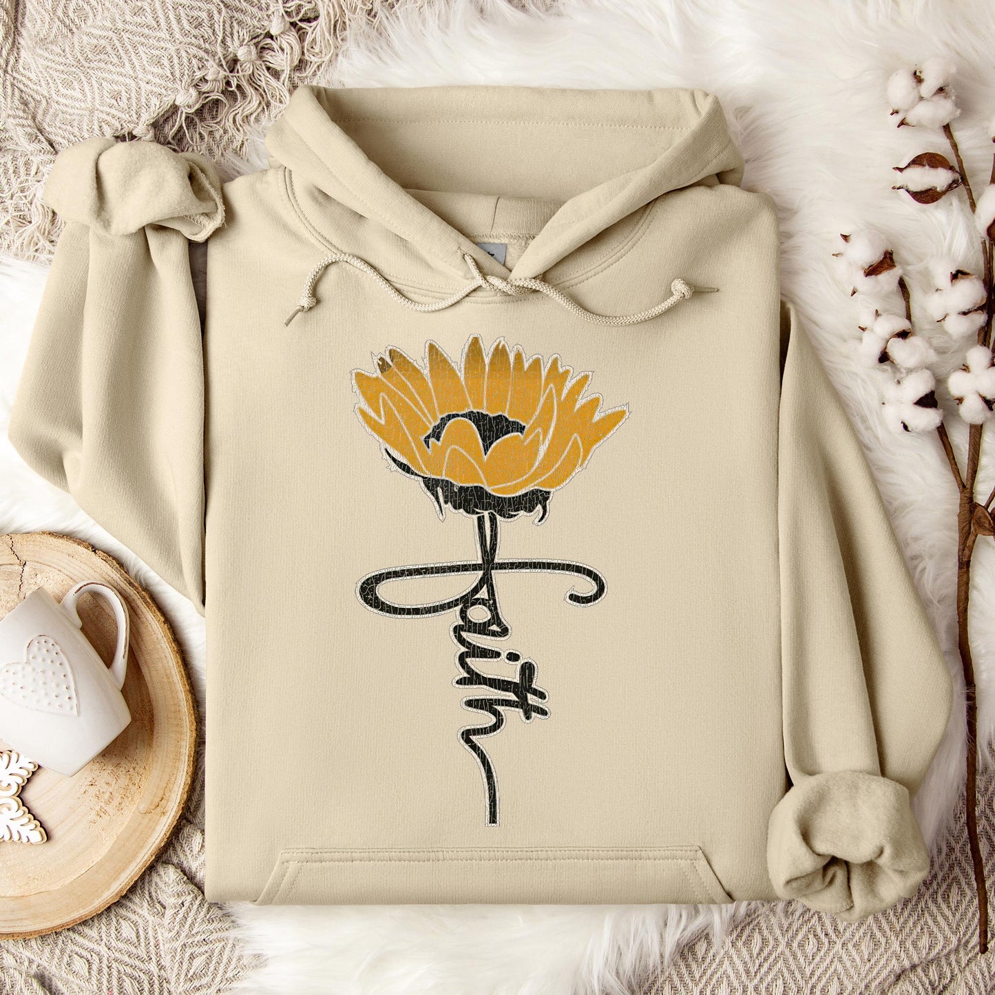 Faith Flower Hoodie