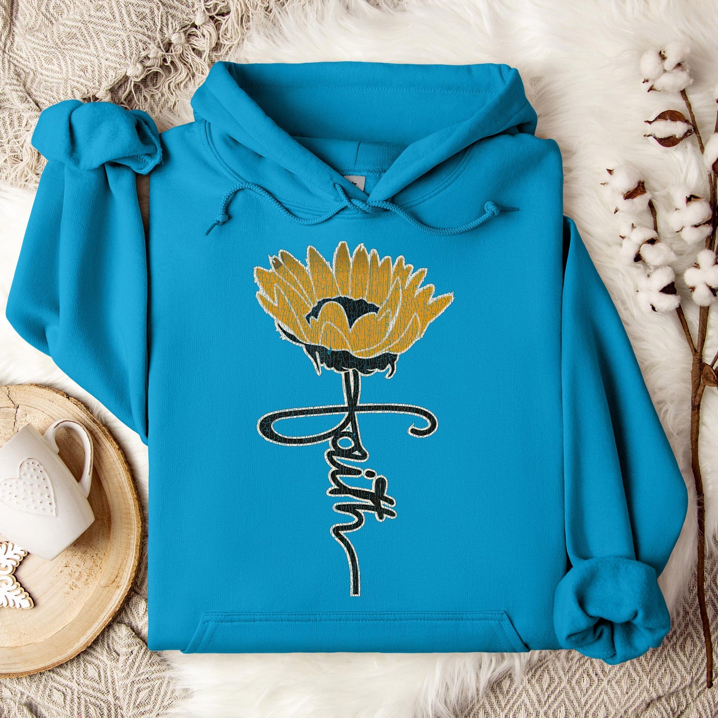 Faith Flower Hoodie
