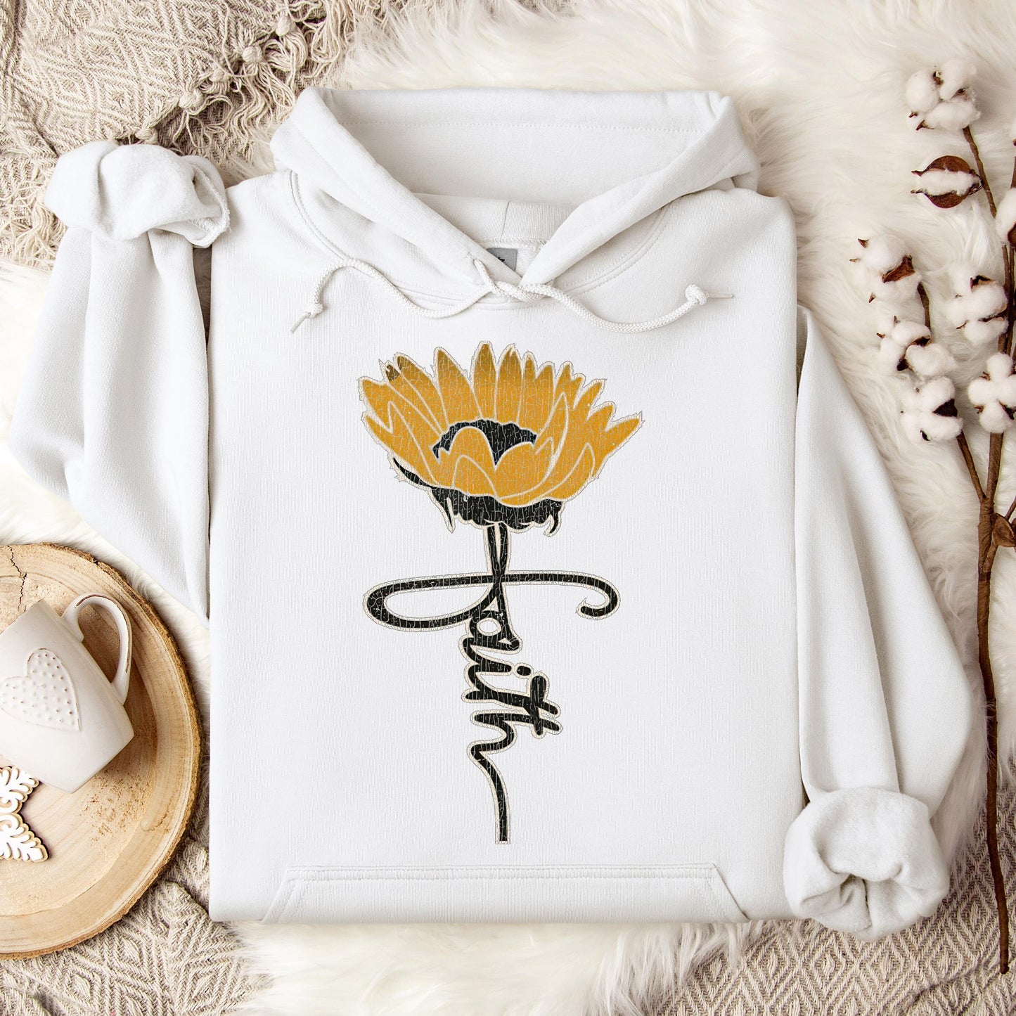 Faith Flower Hoodie