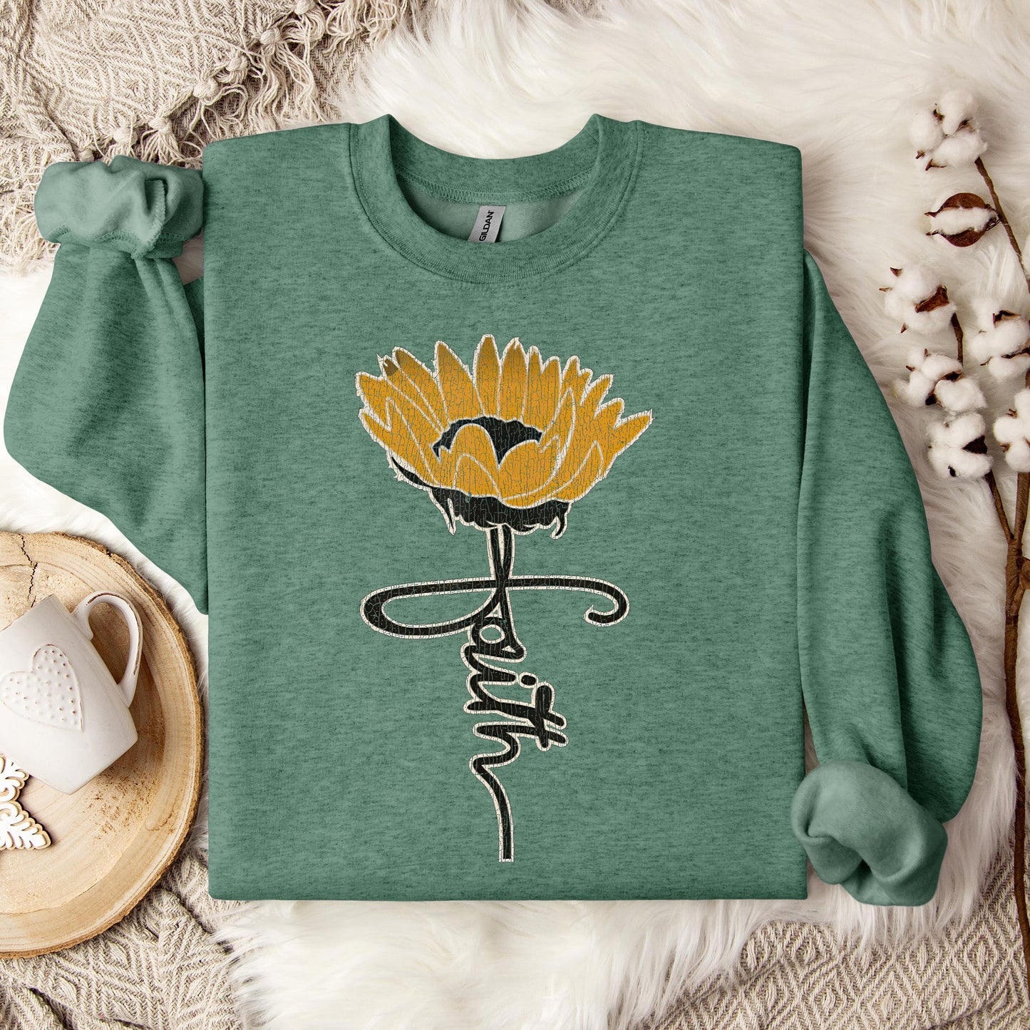 Faith Flower Sweatshirt