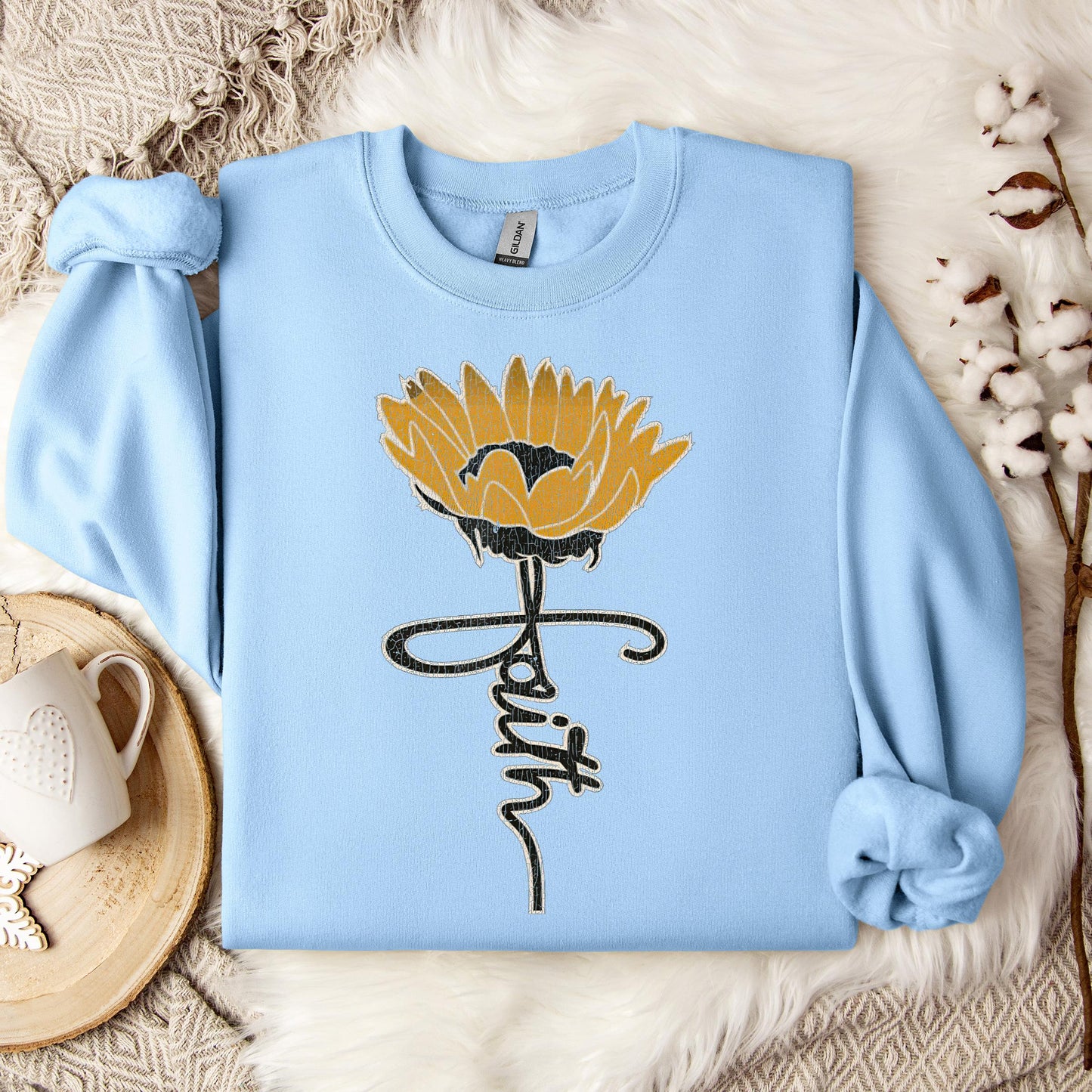 Faith Flower Sweatshirt