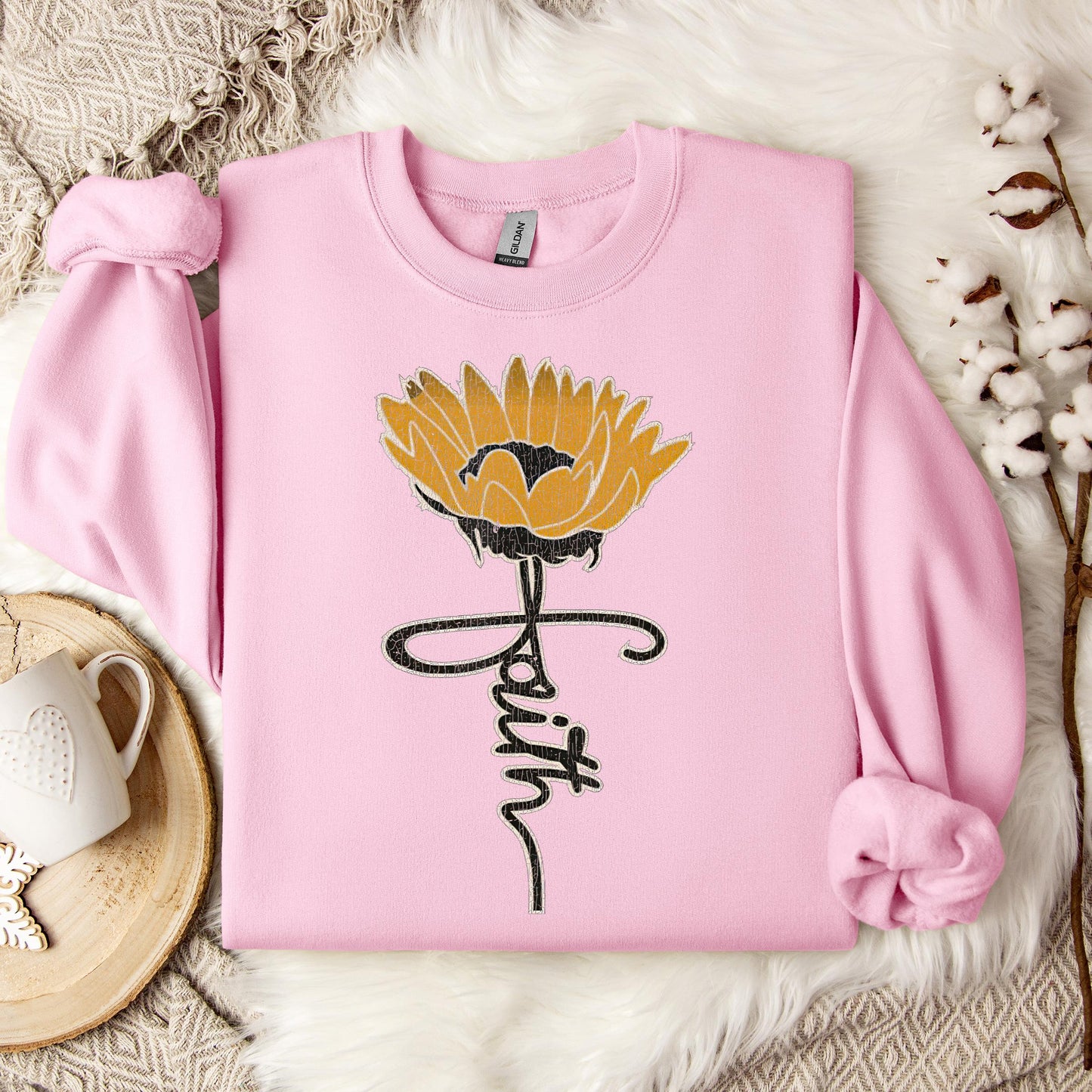 Faith Flower Sweatshirt