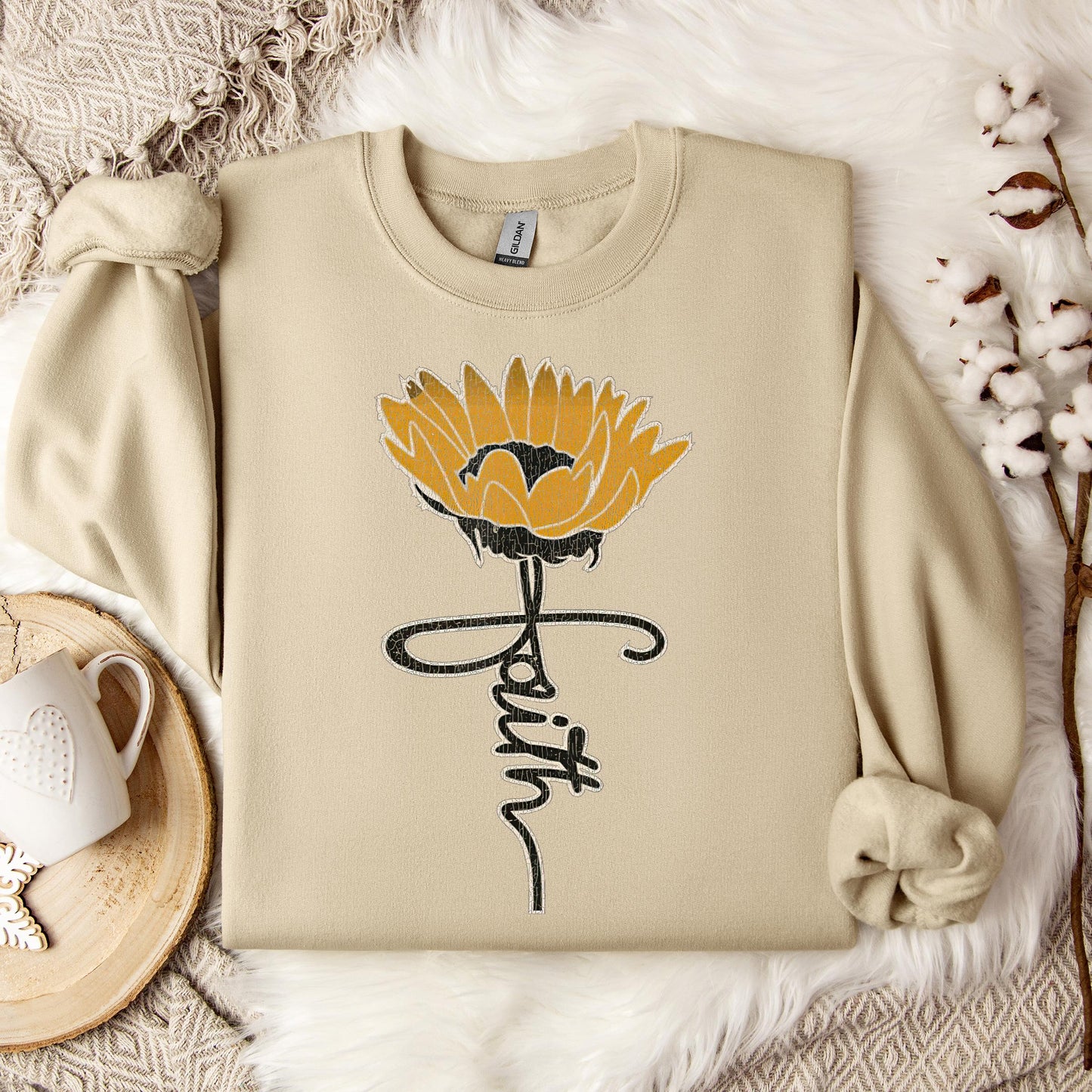Faith Flower Sweatshirt