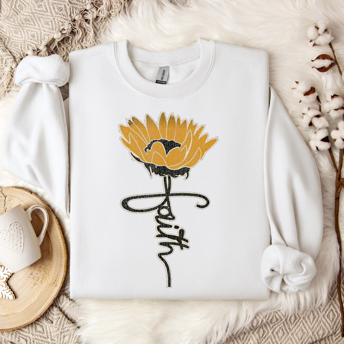 Faith Flower Sweatshirt