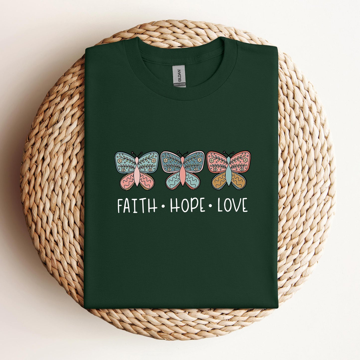 Faith Hope Love Butterflies 01