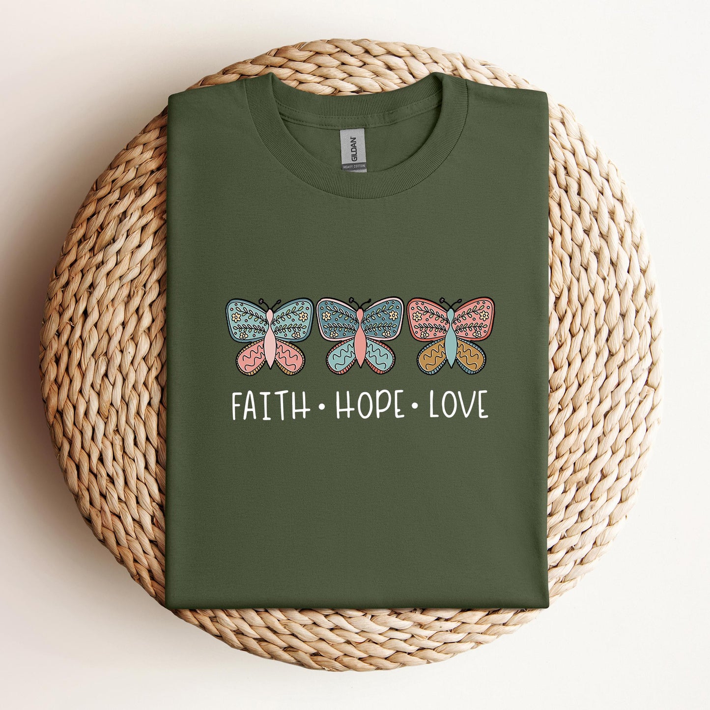 Faith Hope Love Butterflies 01