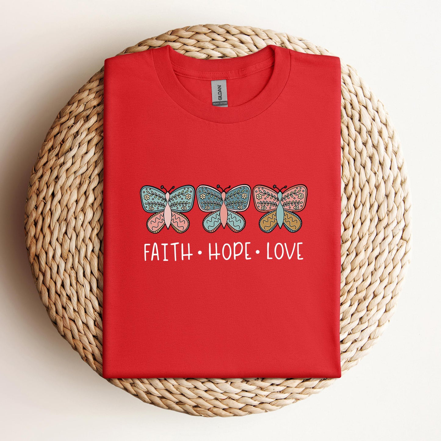 Faith Hope Love Butterflies 01