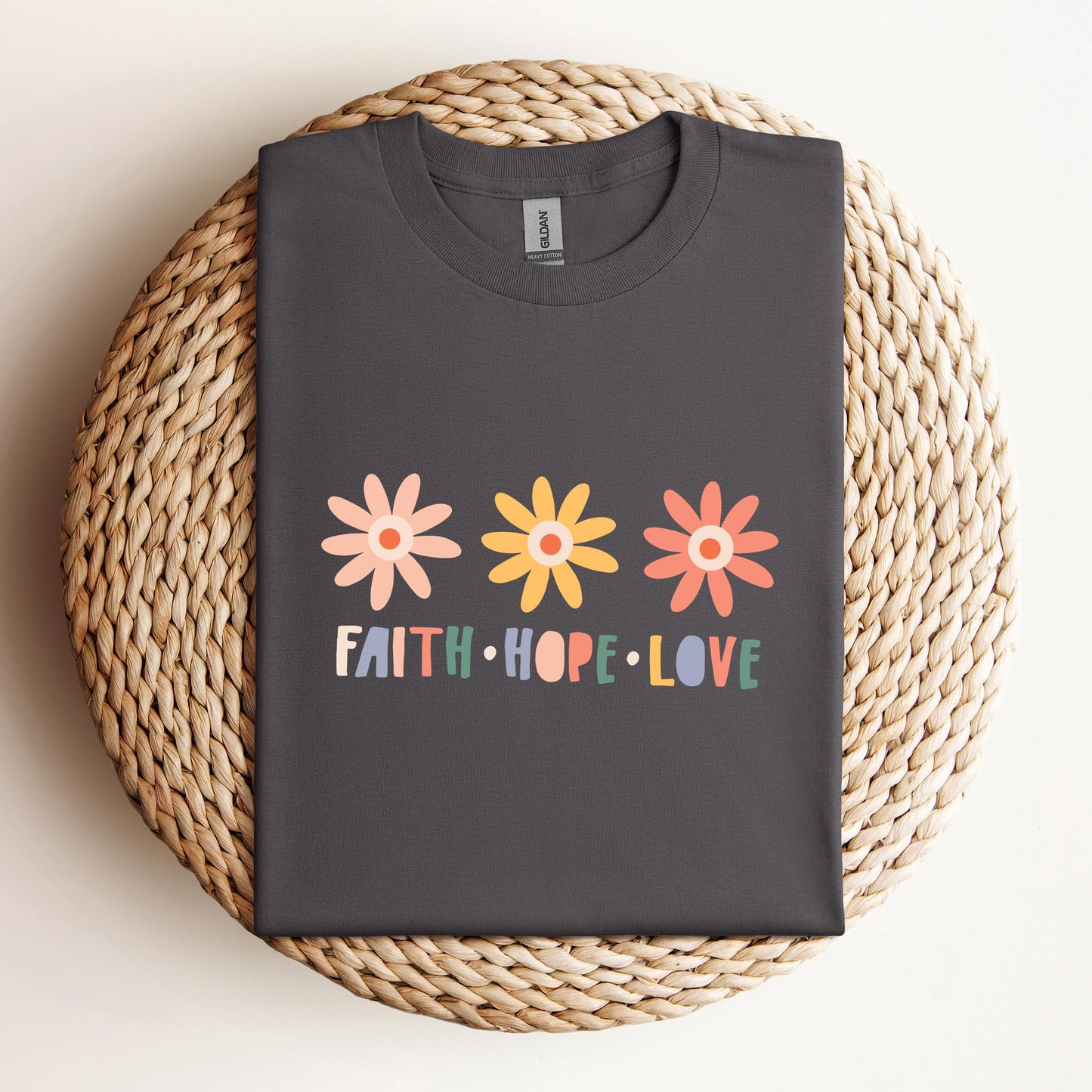 Faith Hope Love Flower