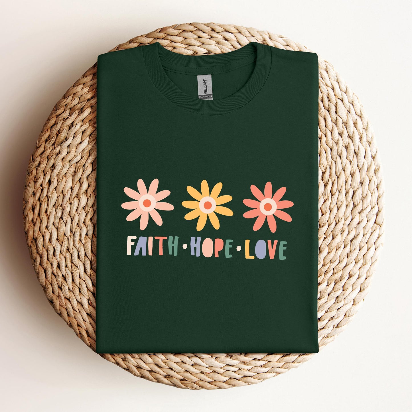 Faith Hope Love Flower