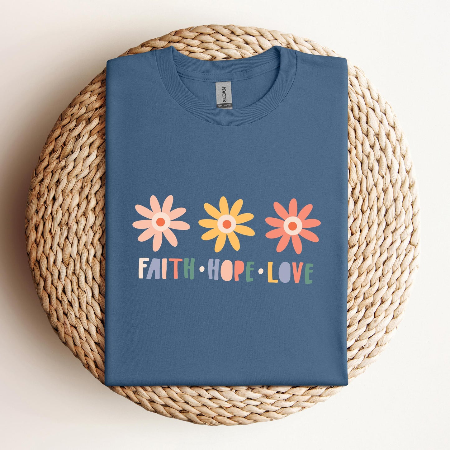Faith Hope Love Flower