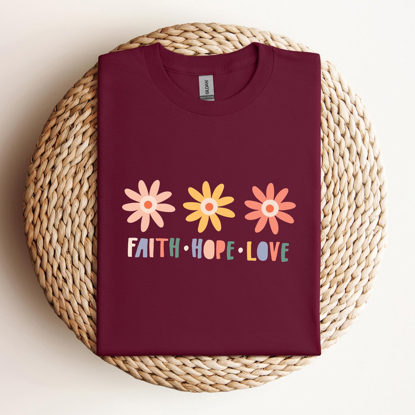 Faith Hope Love Flower
