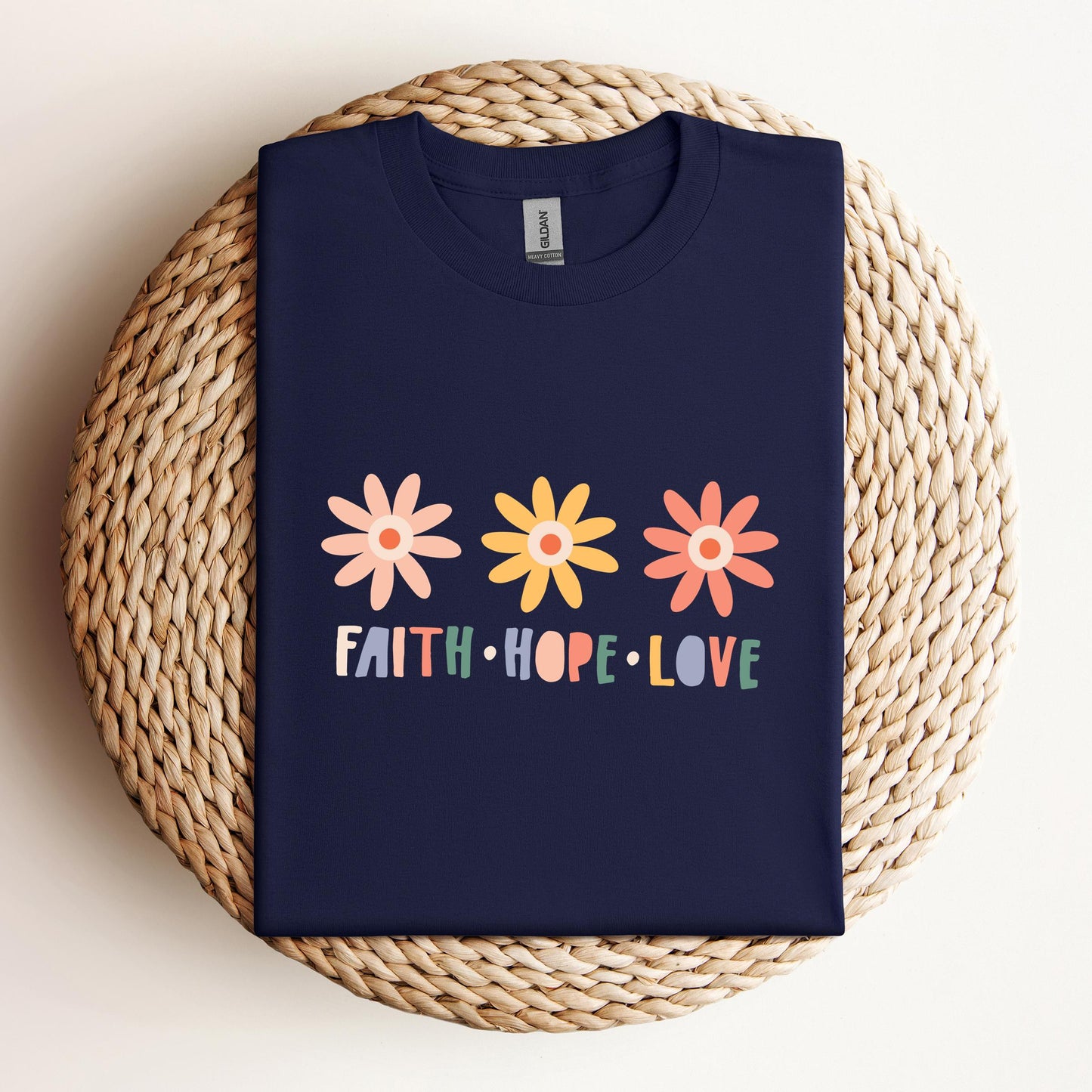 Faith Hope Love Flower
