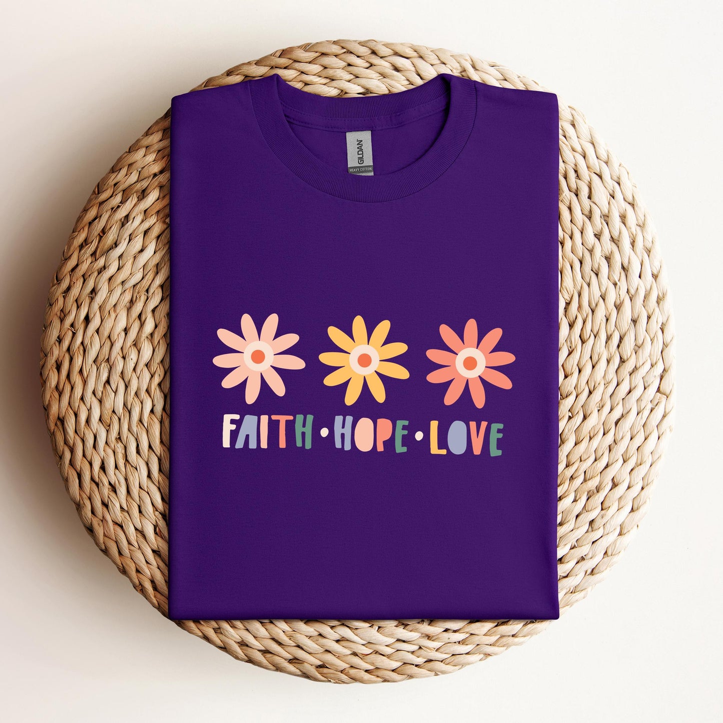 Faith Hope Love Flower