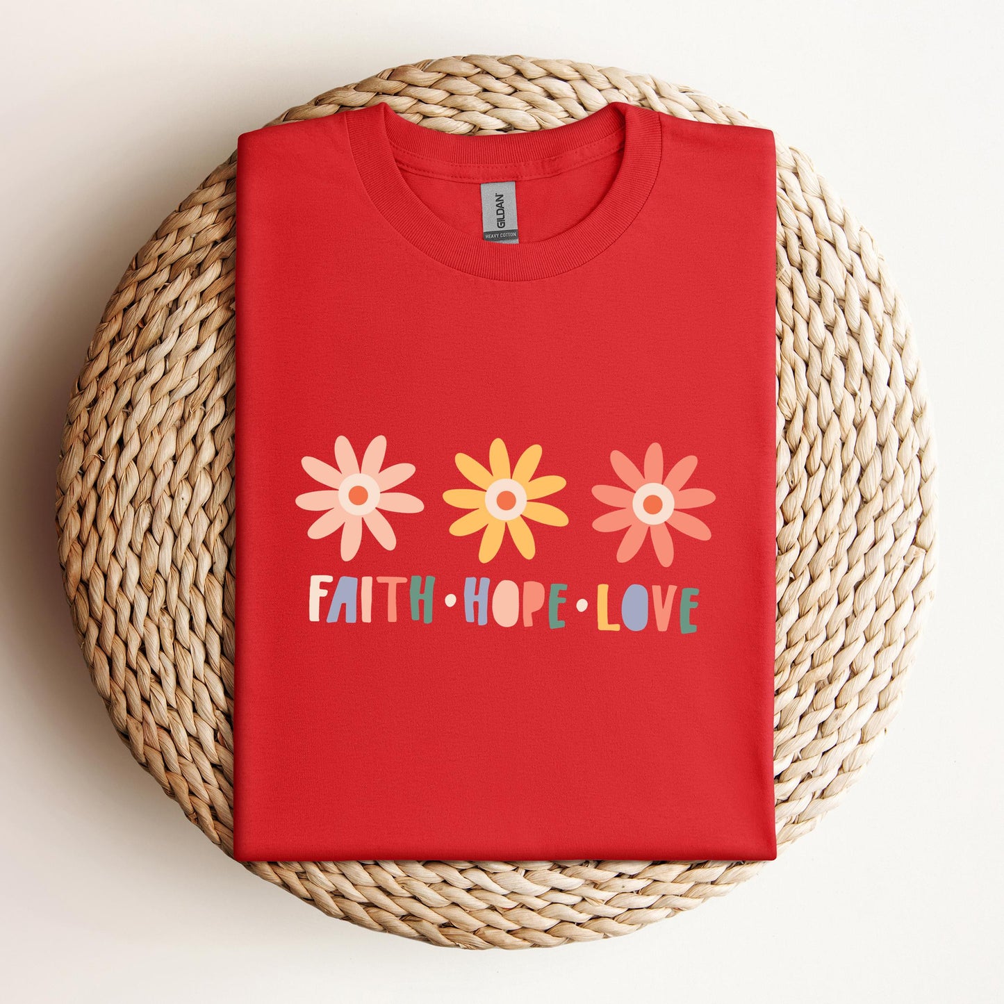 Faith Hope Love Flower