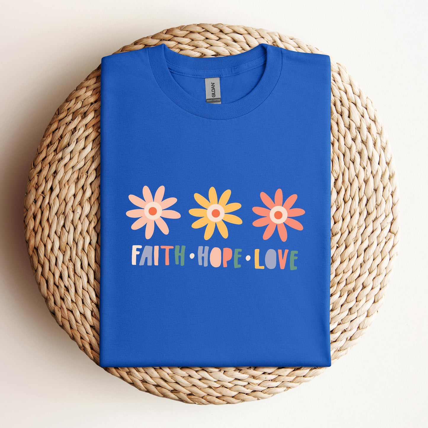 Faith Hope Love Flower