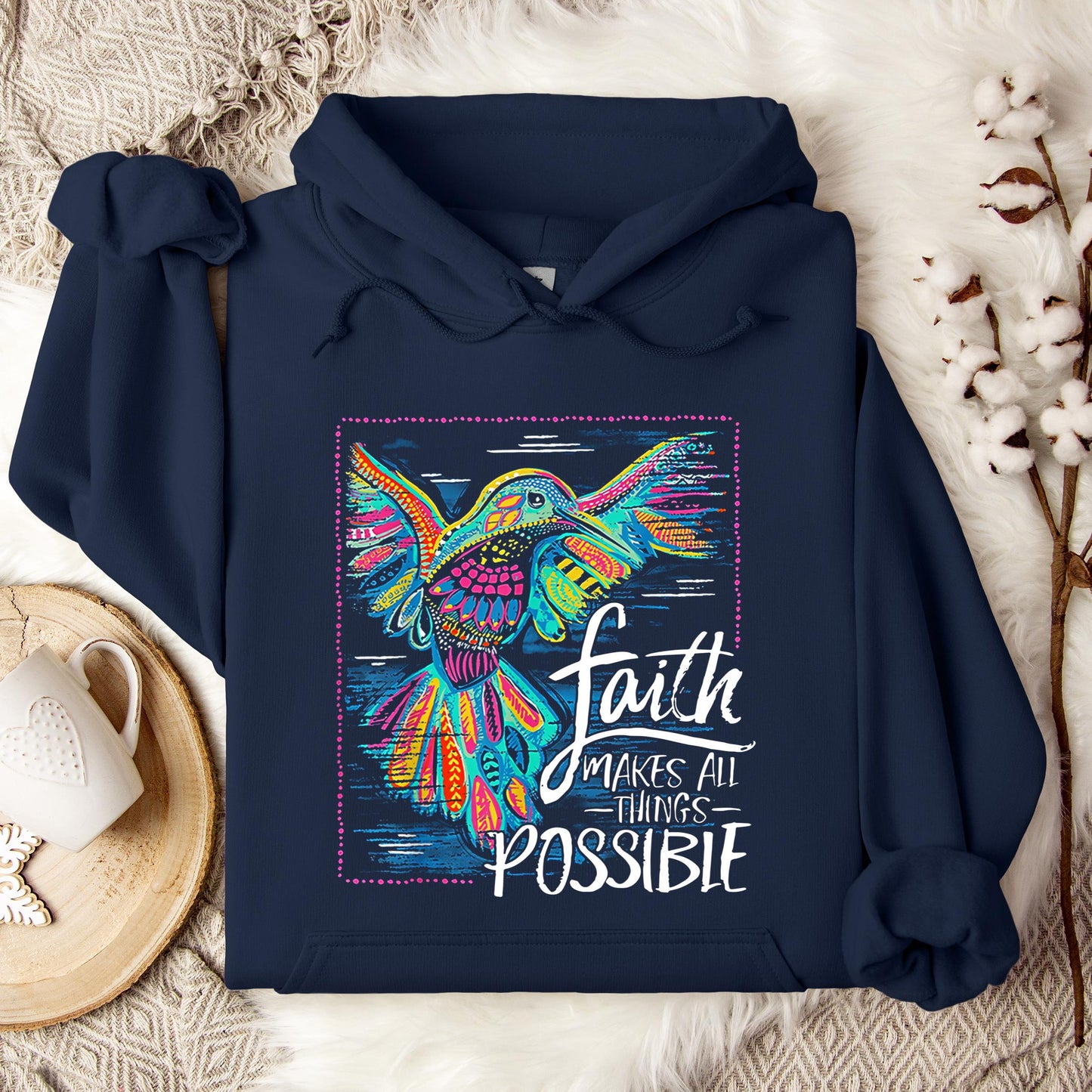 Faith Makes All Things Possible Hoodie