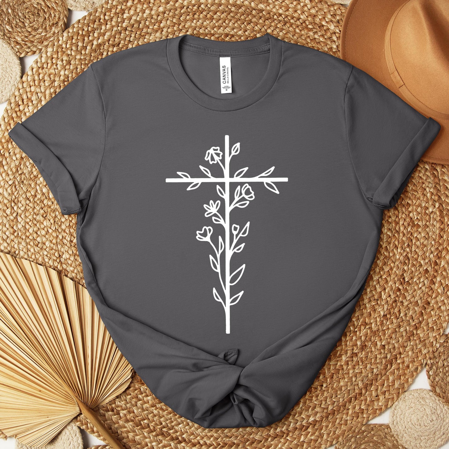 Floral Cross Premium T-shirt