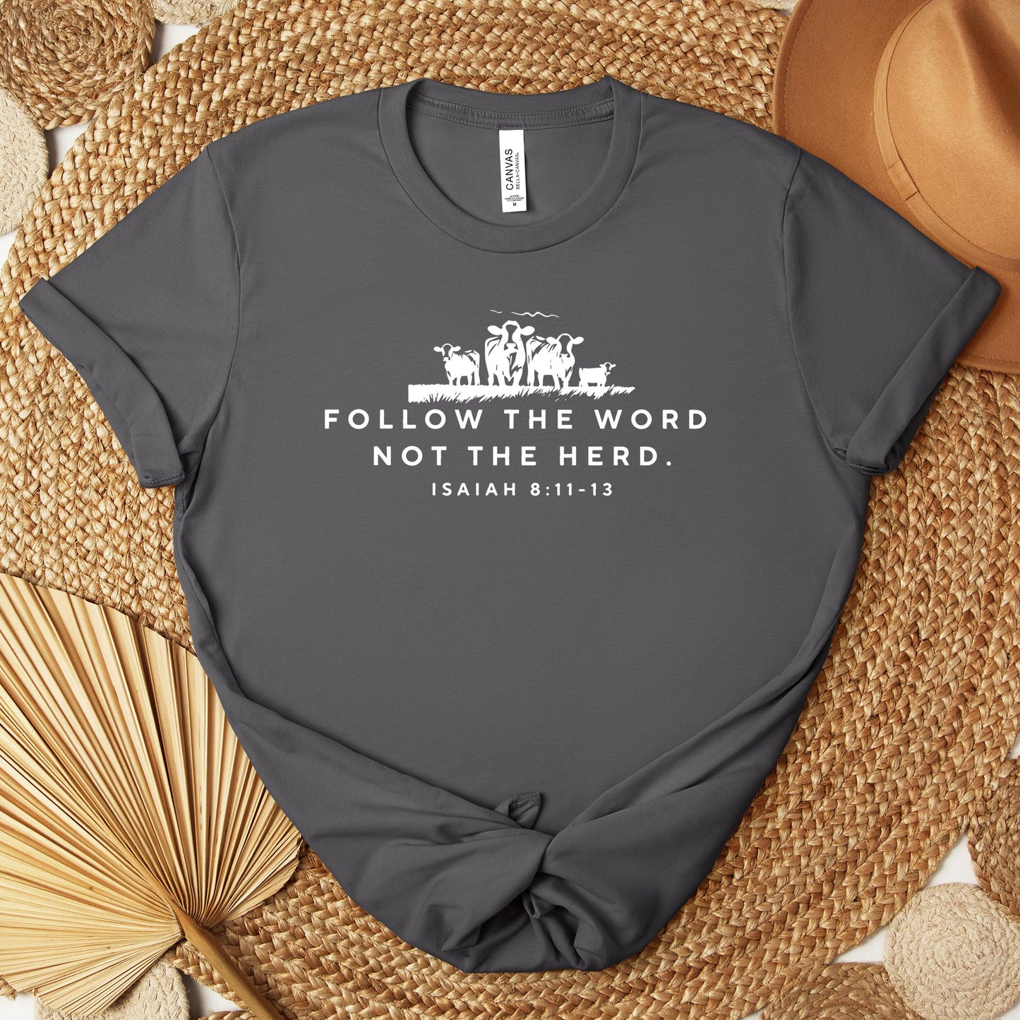 Follow The Word Not The Herd Isaiah 8.11-13 01 Premium T-shirt