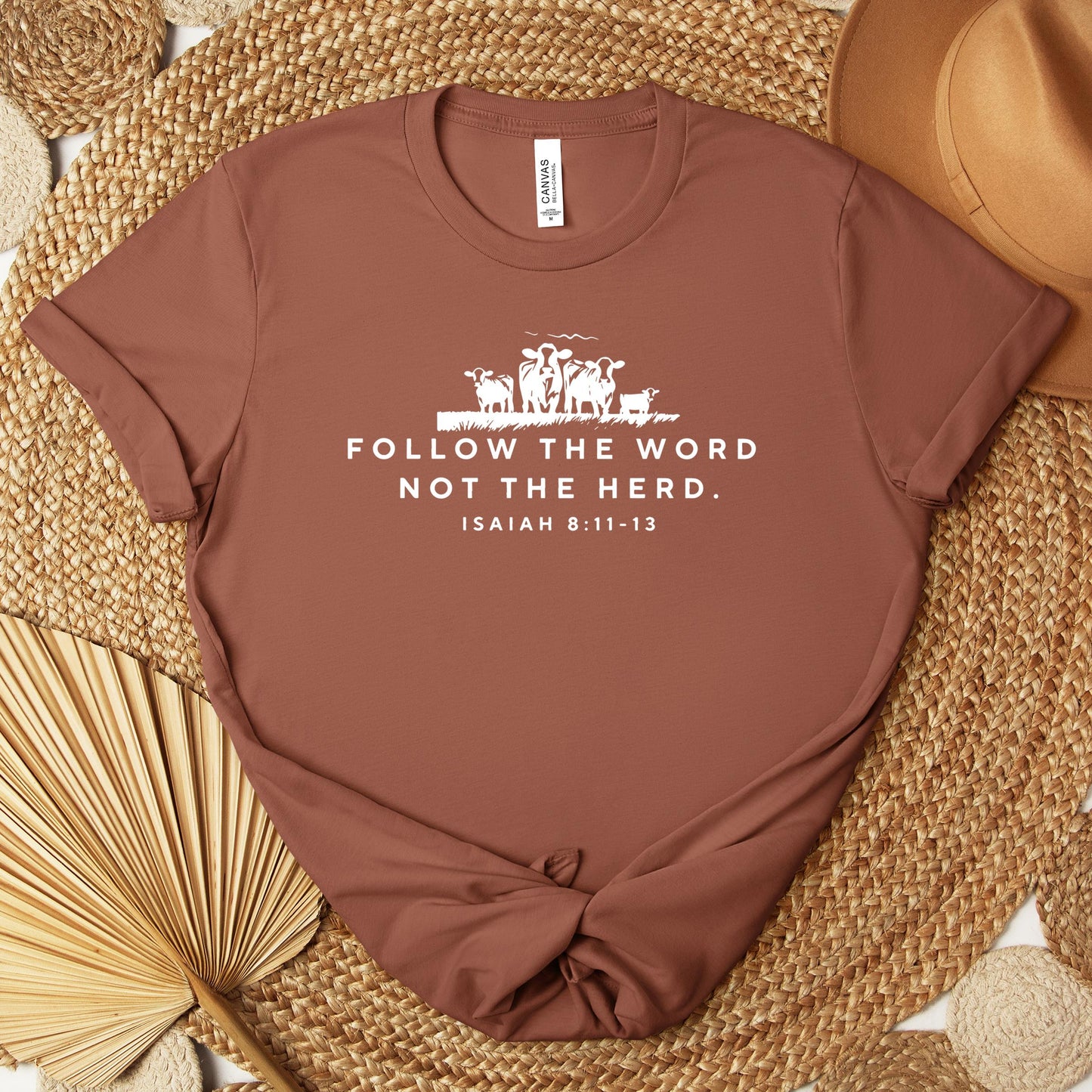 Follow The Word Not The Herd Isaiah 8.11-13 01 Premium T-shirt
