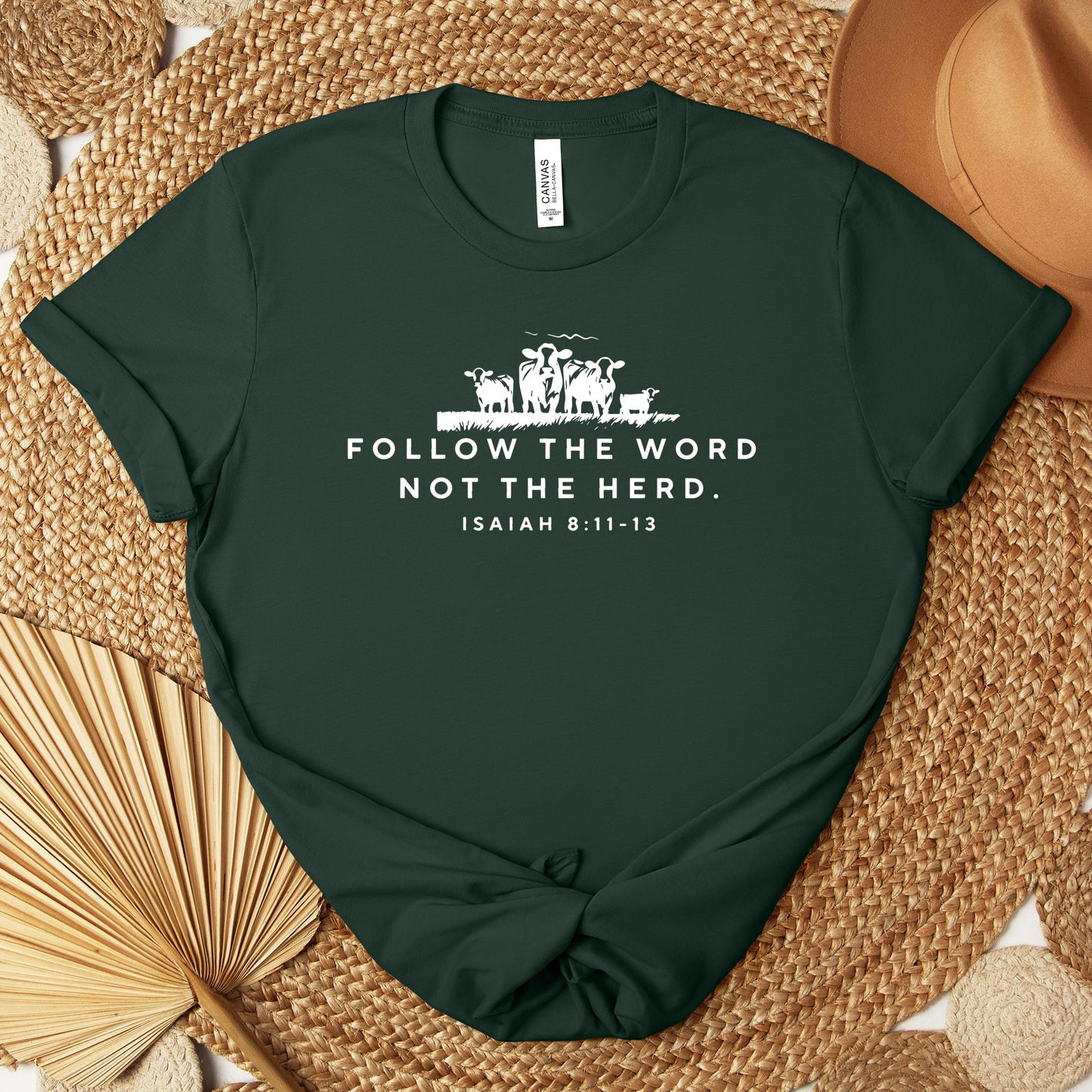 Follow The Word Not The Herd Isaiah 8.11-13 01 Premium T-shirt
