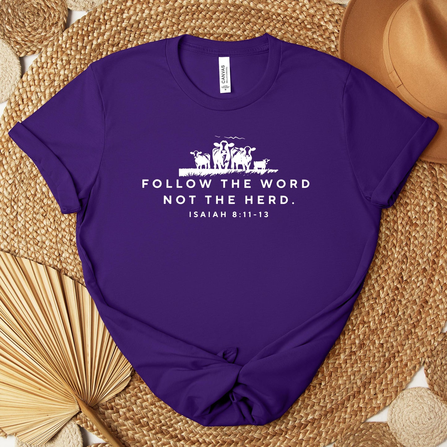 Follow The Word Not The Herd Isaiah 8.11-13 01 Premium T-shirt