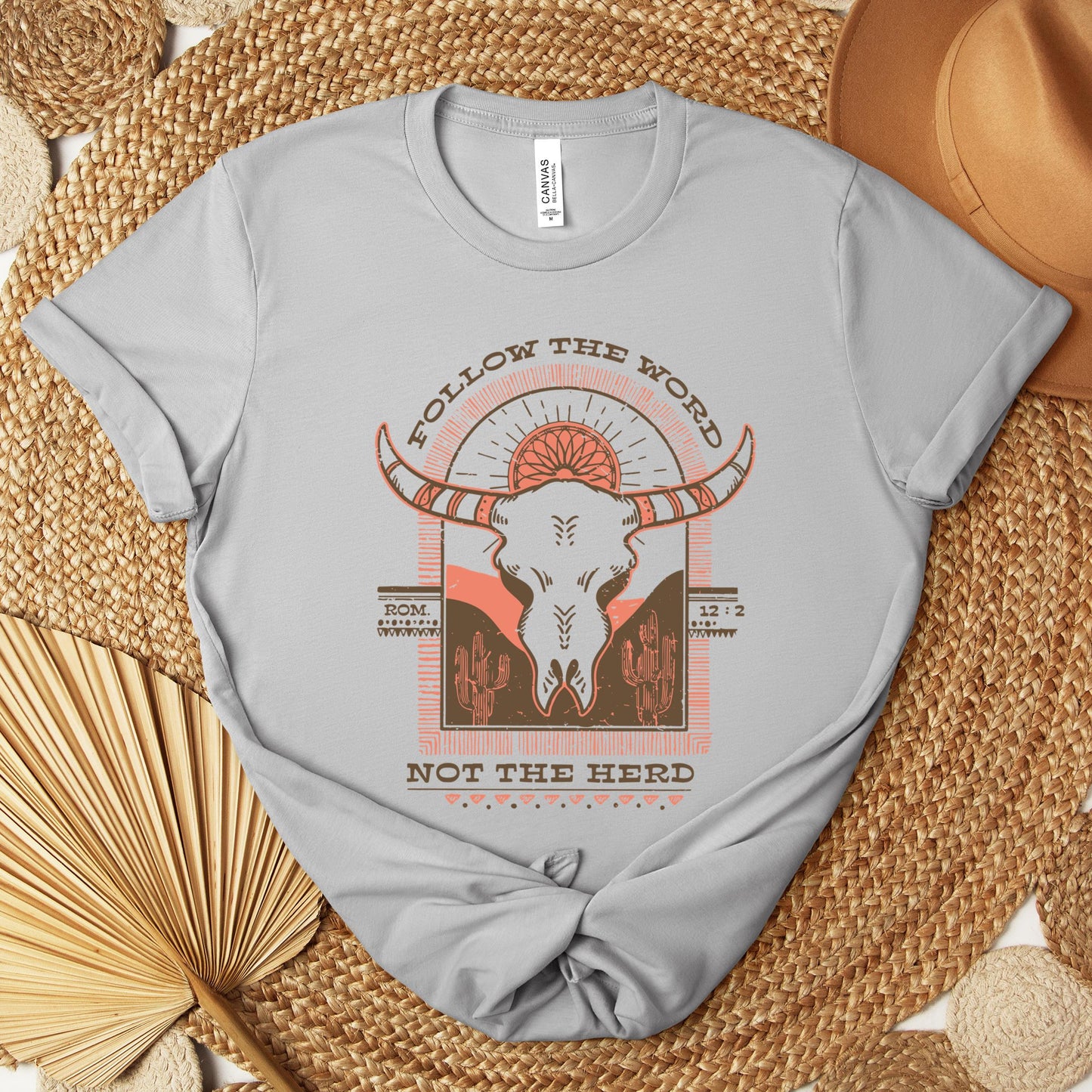 Follow The Word Not The Herd Rom 12.2 Premium T-shirt