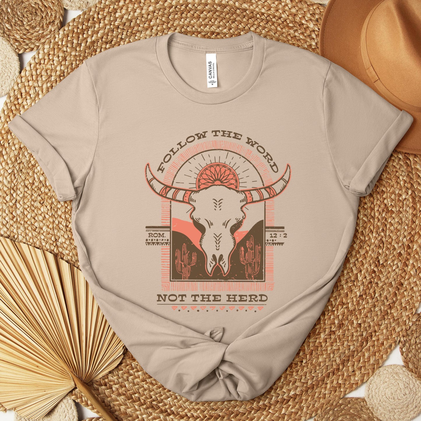 Follow The Word Not The Herd Rom 12.2 Premium T-shirt