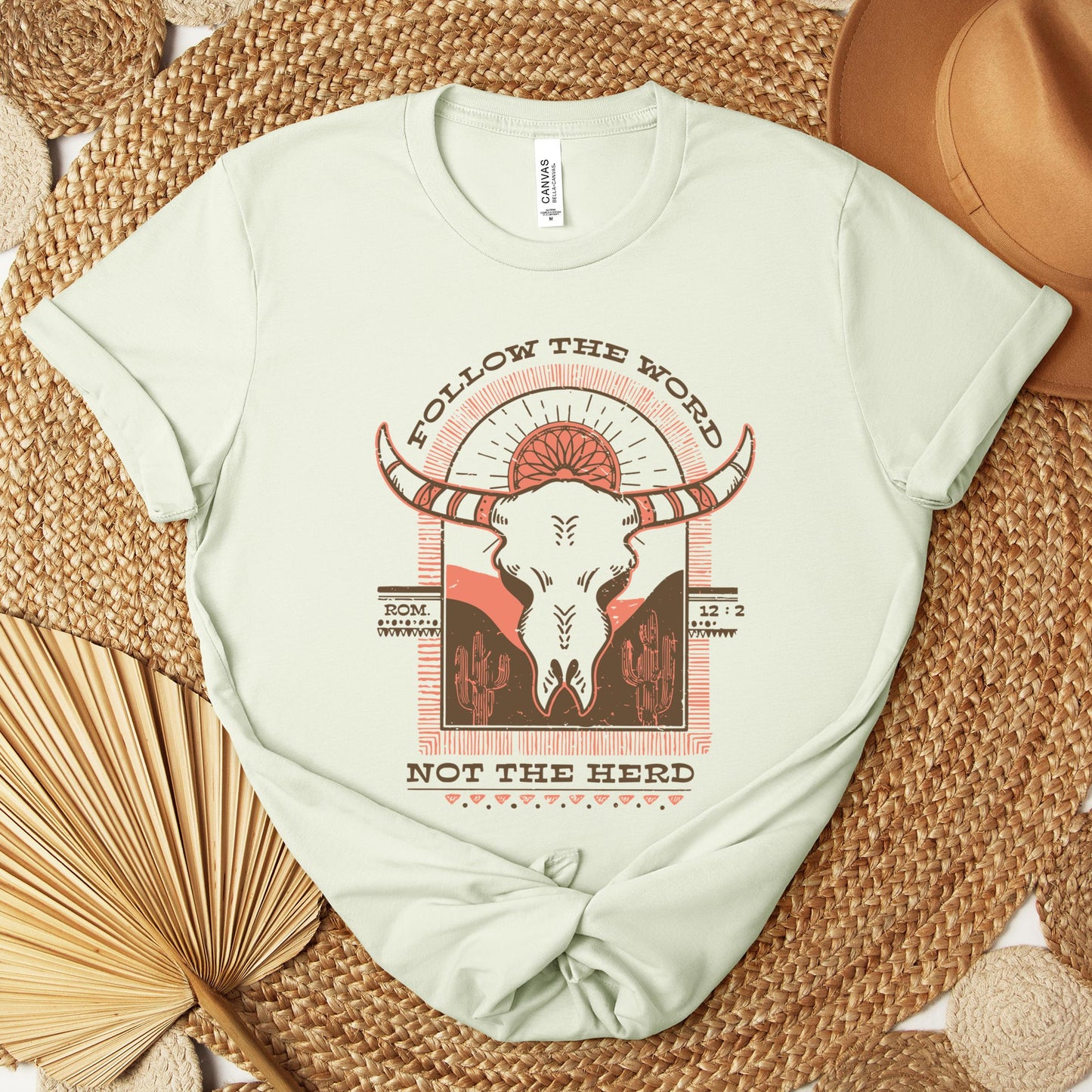 Follow The Word Not The Herd Rom 12.2 Premium T-shirt