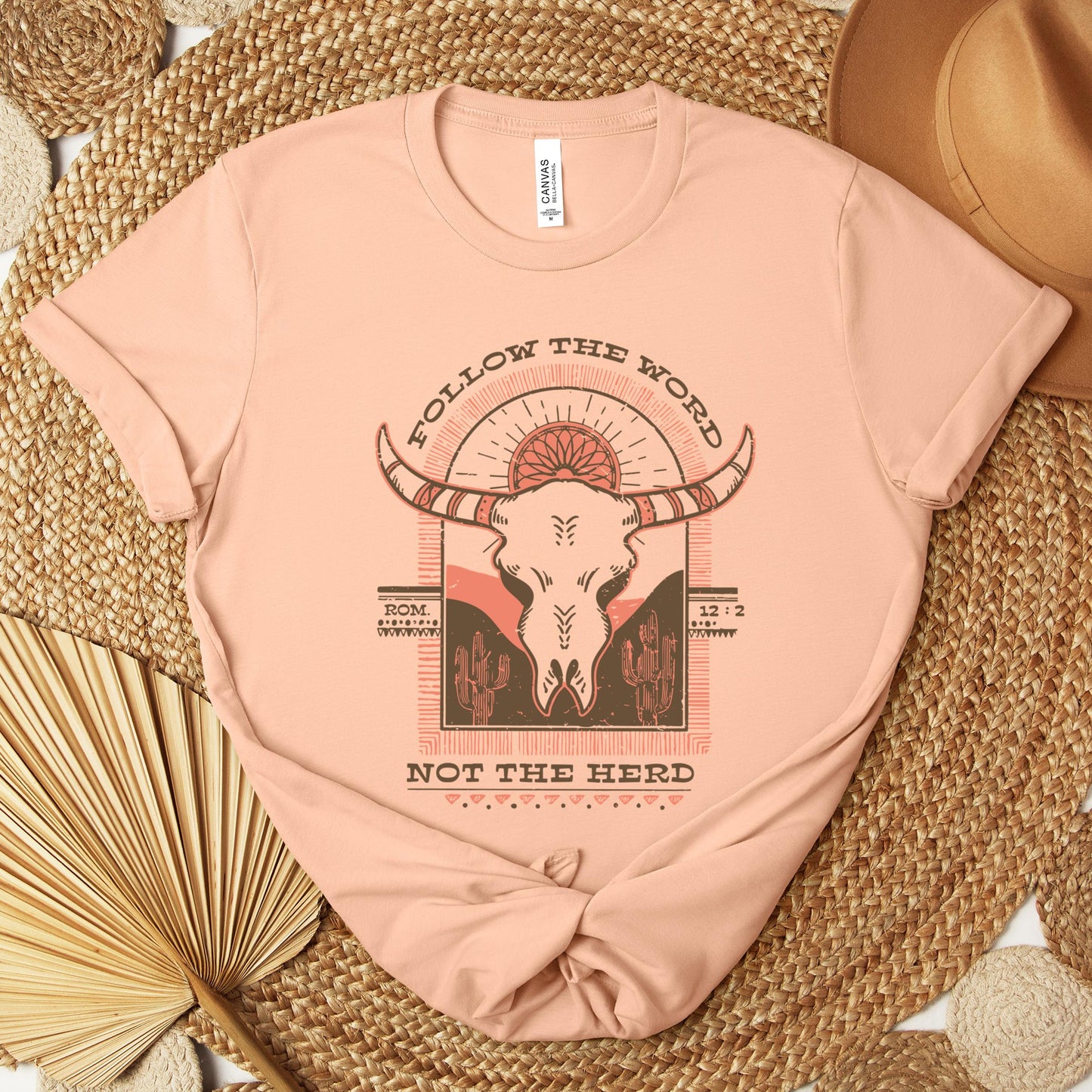 Follow The Word Not The Herd Rom 12.2 Premium T-shirt