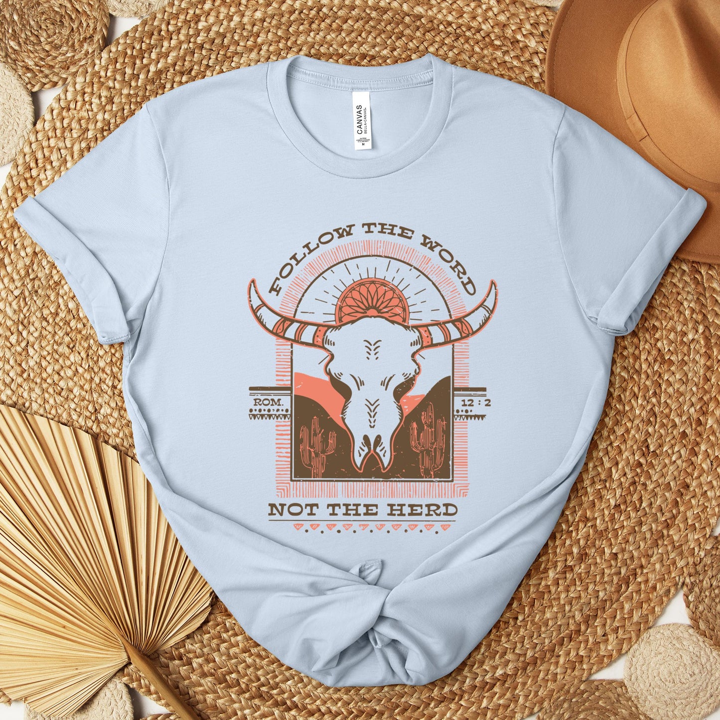 Follow The Word Not The Herd Rom 12.2 Premium T-shirt