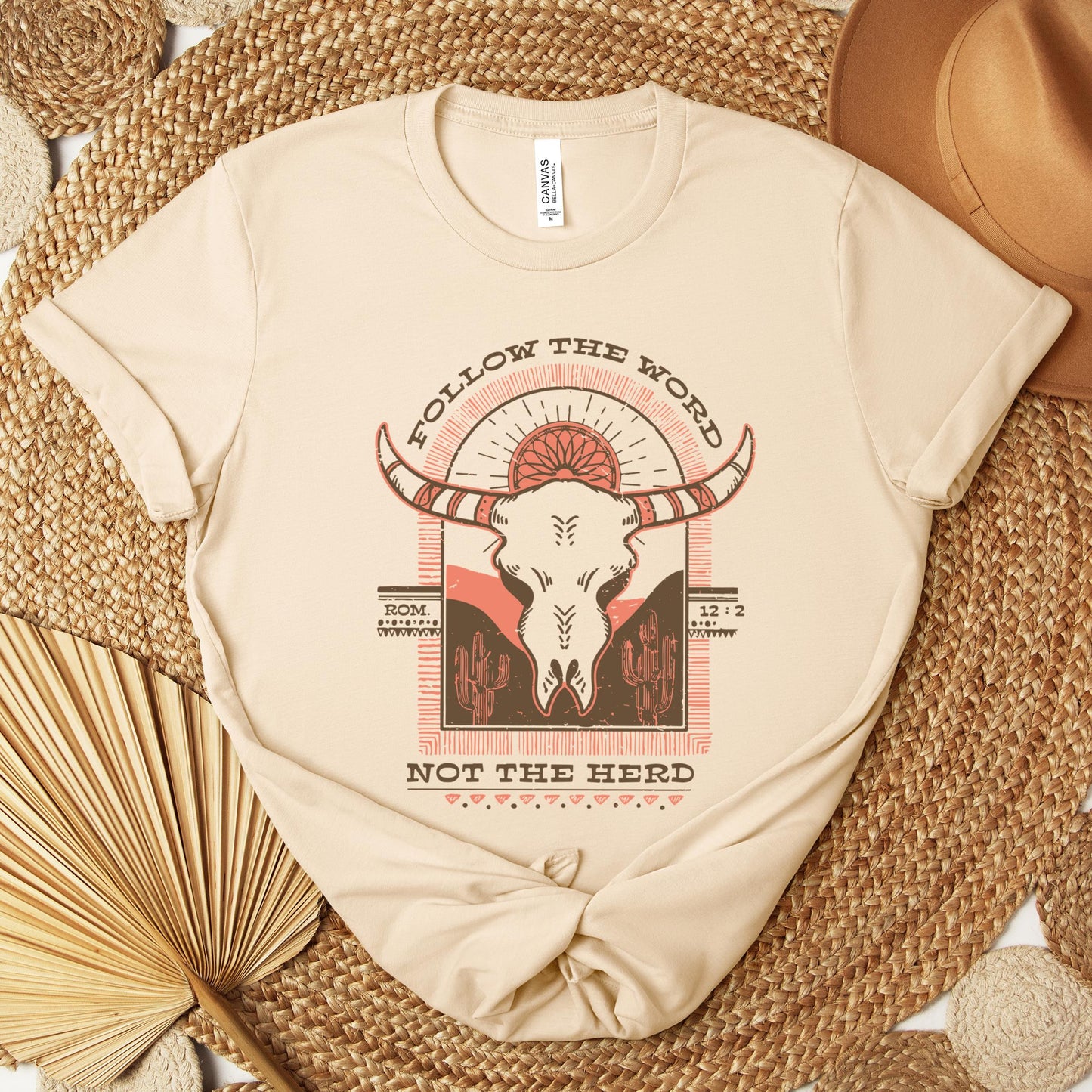 Follow The Word Not The Herd Rom 12.2 Premium T-shirt