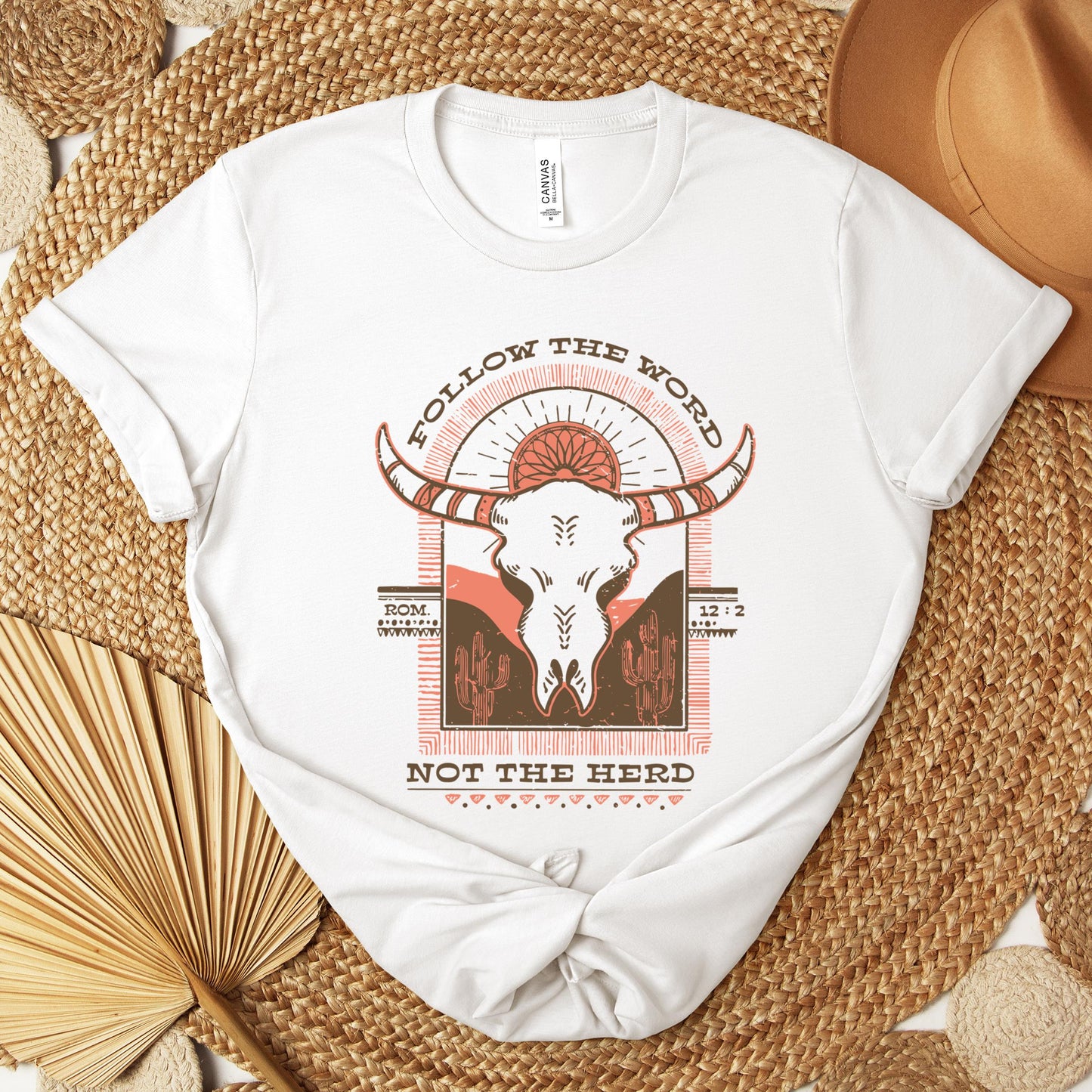 Follow The Word Not The Herd Rom 12.2 Premium T-shirt