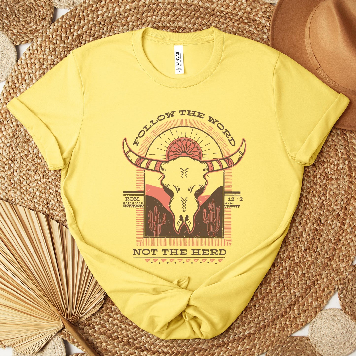 Follow The Word Not The Herd Rom 12.2 Premium T-shirt