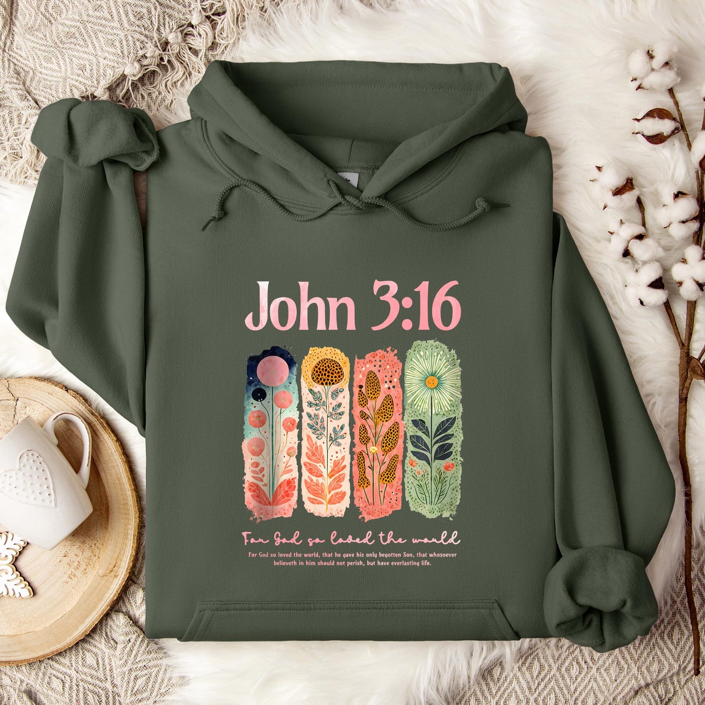 For God So Loved The World John 3.16 01 Hoodie
